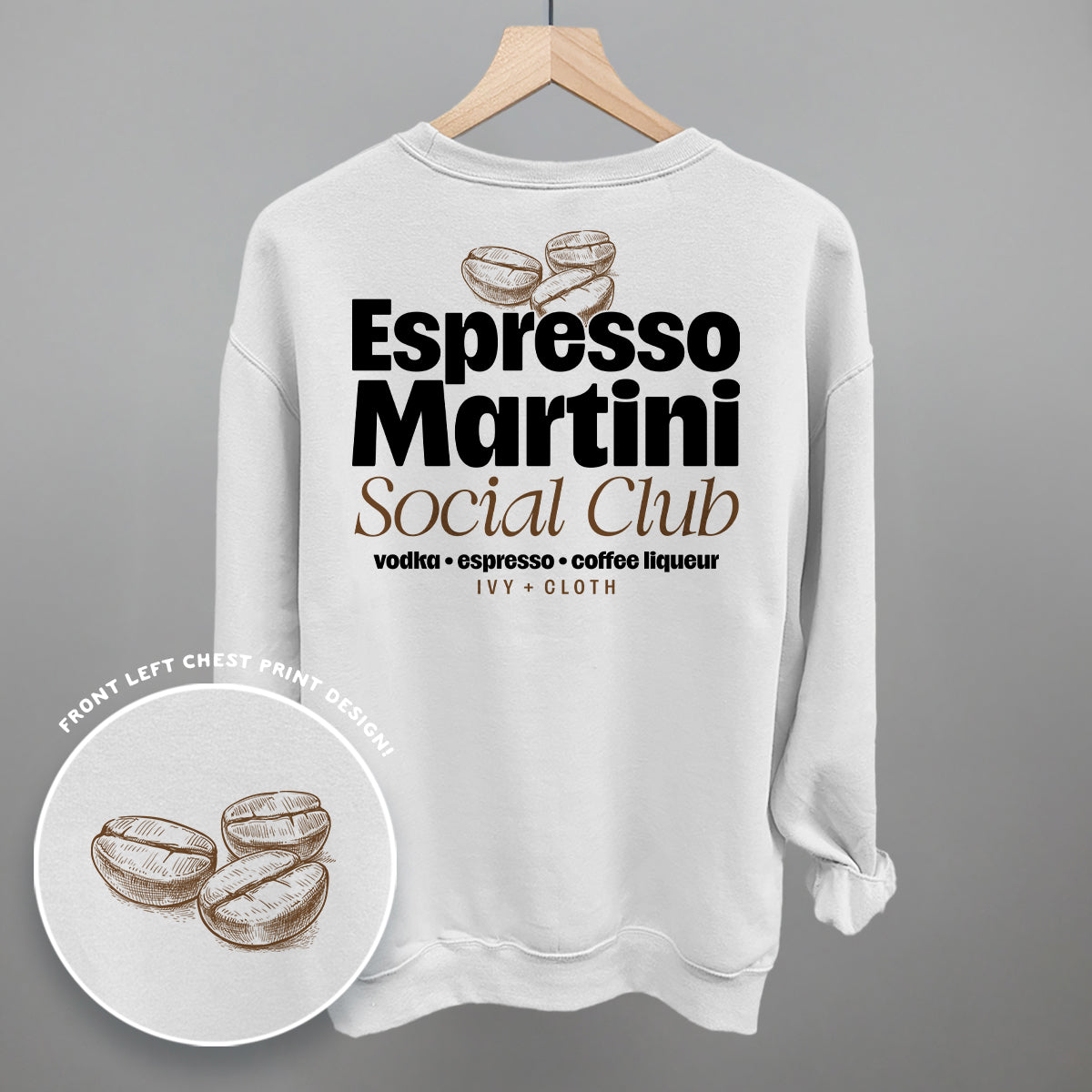 Espresso Martini Social Club (Back Print) Ivy + Cloth