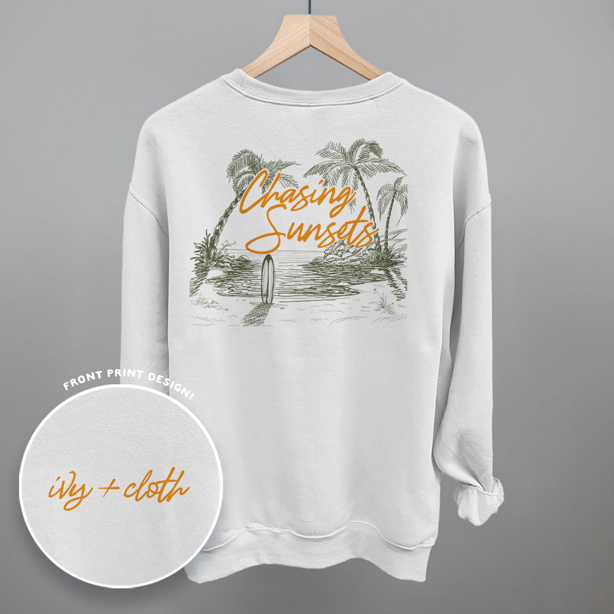 Chasing Sunsets (Back Print) Ivy + Cloth