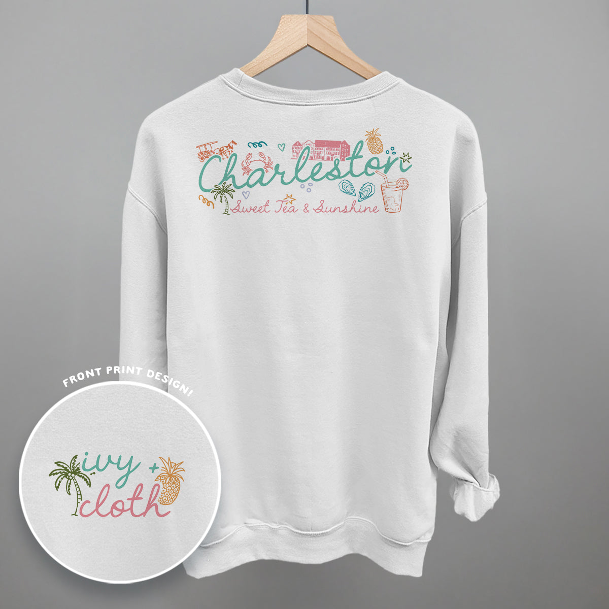Charleston Doodles (Back Print) Ivy + Cloth