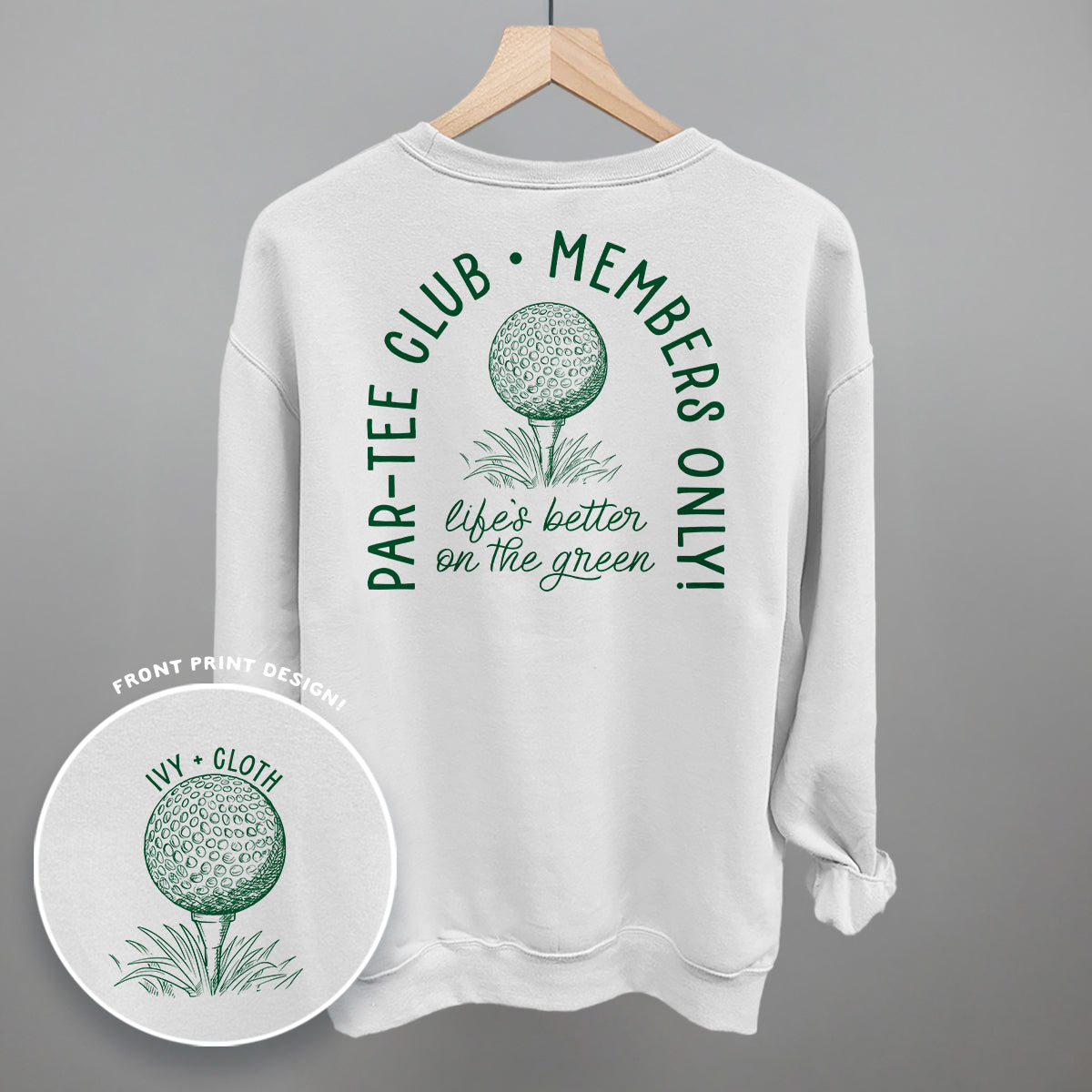 Par-Tee Club (Back Print) Ivy + Cloth