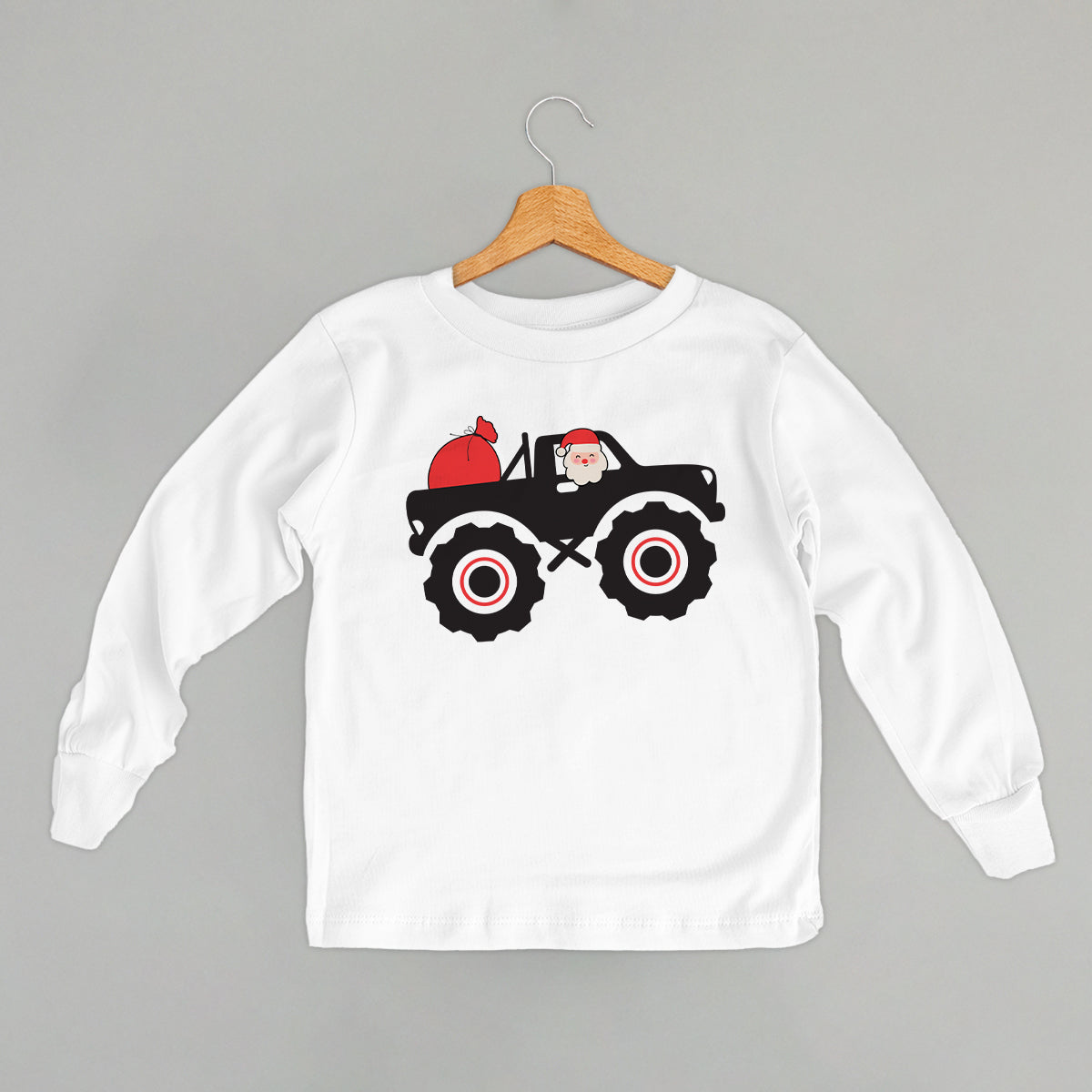 Santa Monster Truck (Kids) Ivy + Cloth