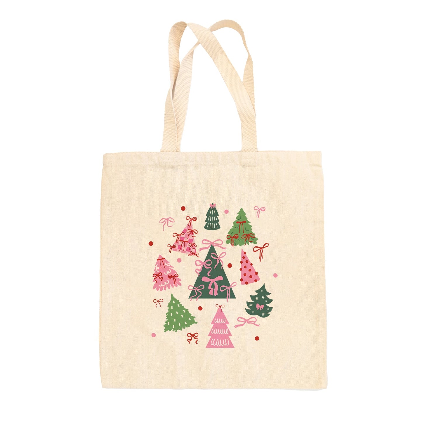 Bow Christmas Trees Tote Bag Ivy + Cloth