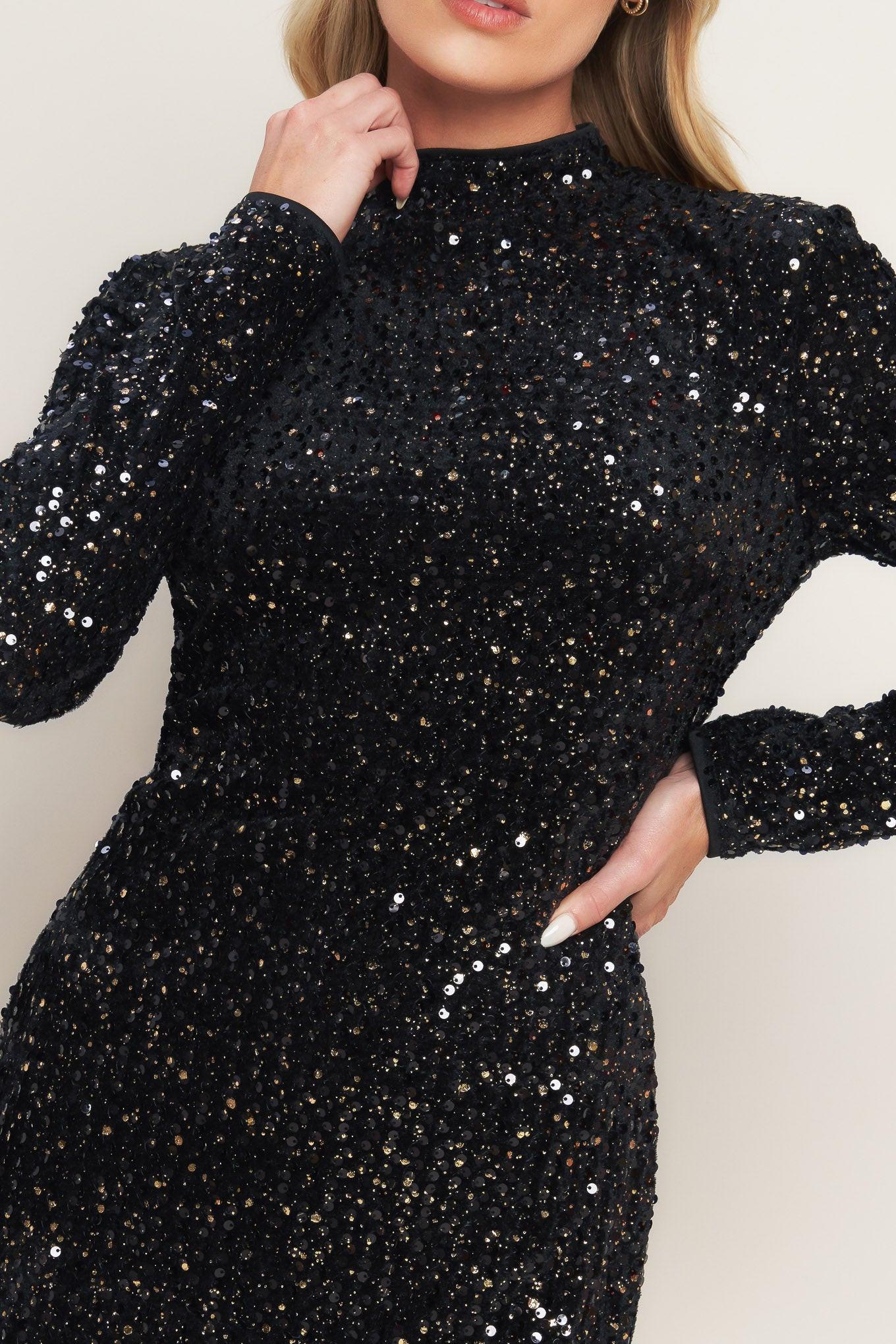 WHIMS OF FATE SEQUIN MINI DRESS Flying Tomato