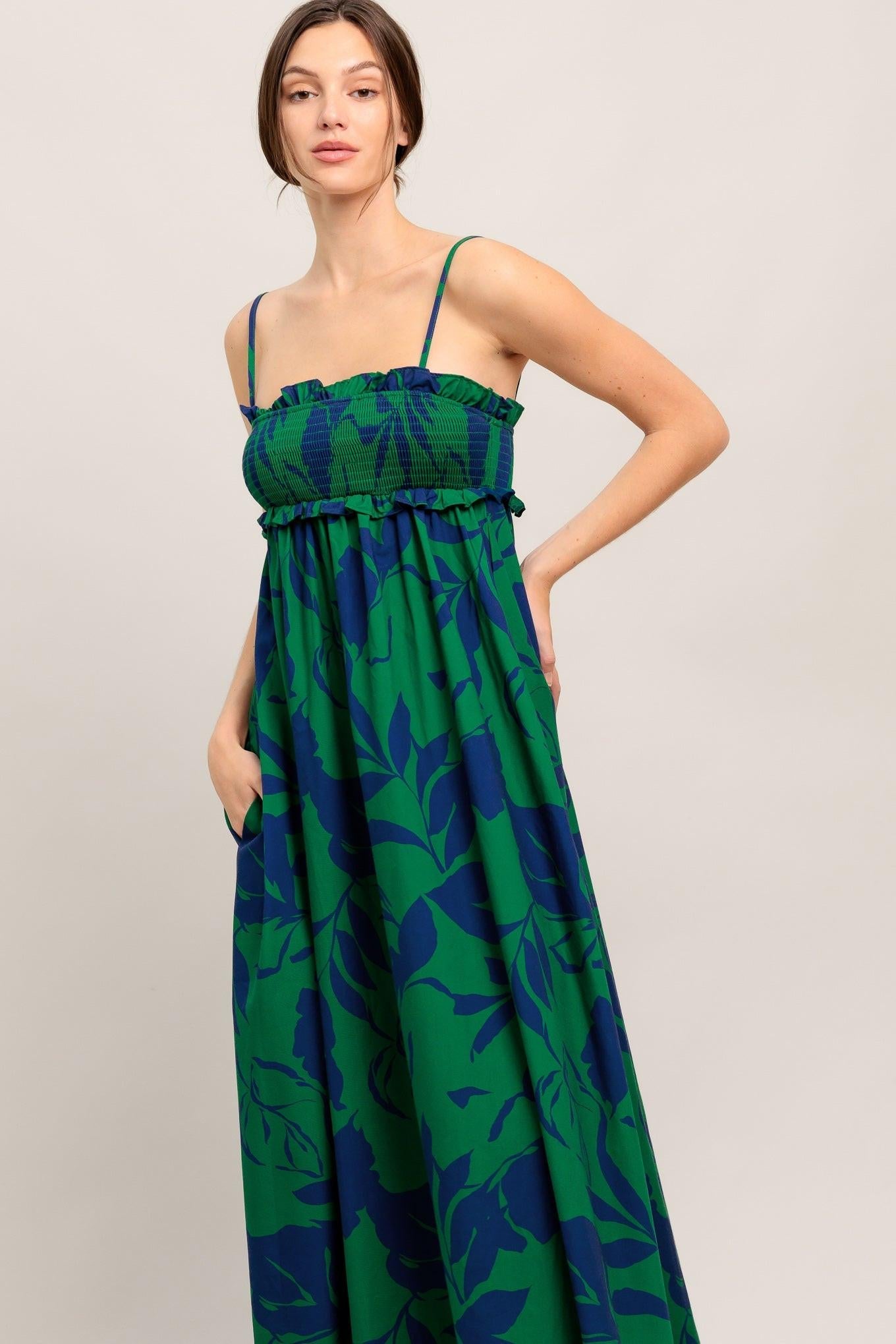GARDEN PATH WOVEN MAXI DRESS Flying Tomato