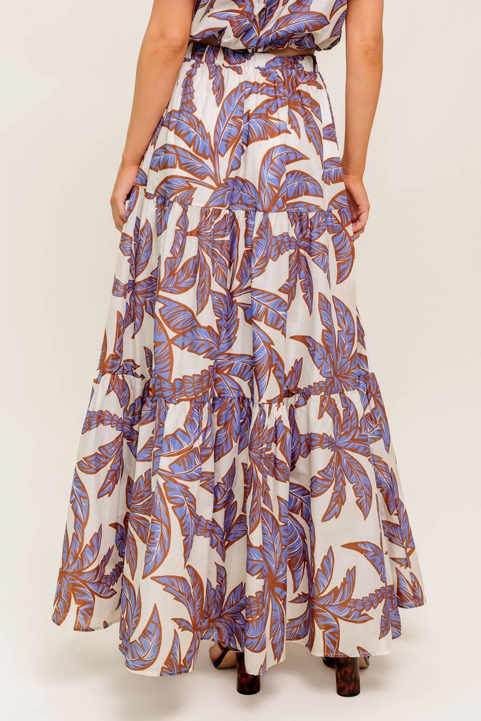 PETAL WALTZ WOVEN MAXI SKIRT Flying Tomato