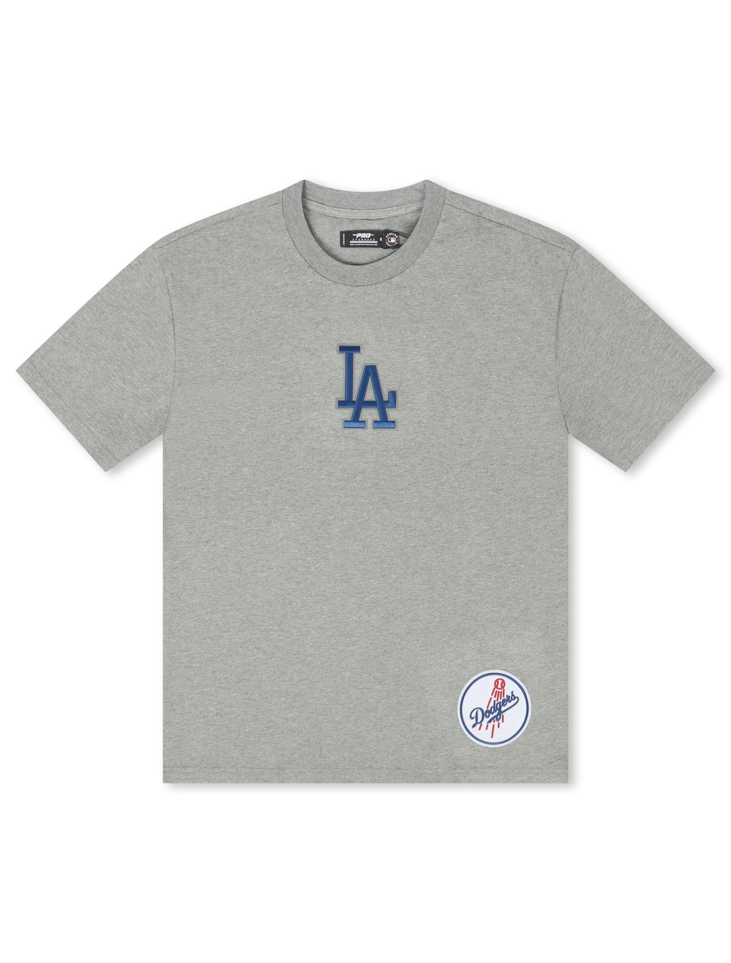 Pro Standard La Dodgers Wingspan Drop Shoulder Tee - Dark Heather Grey Denim Exchange