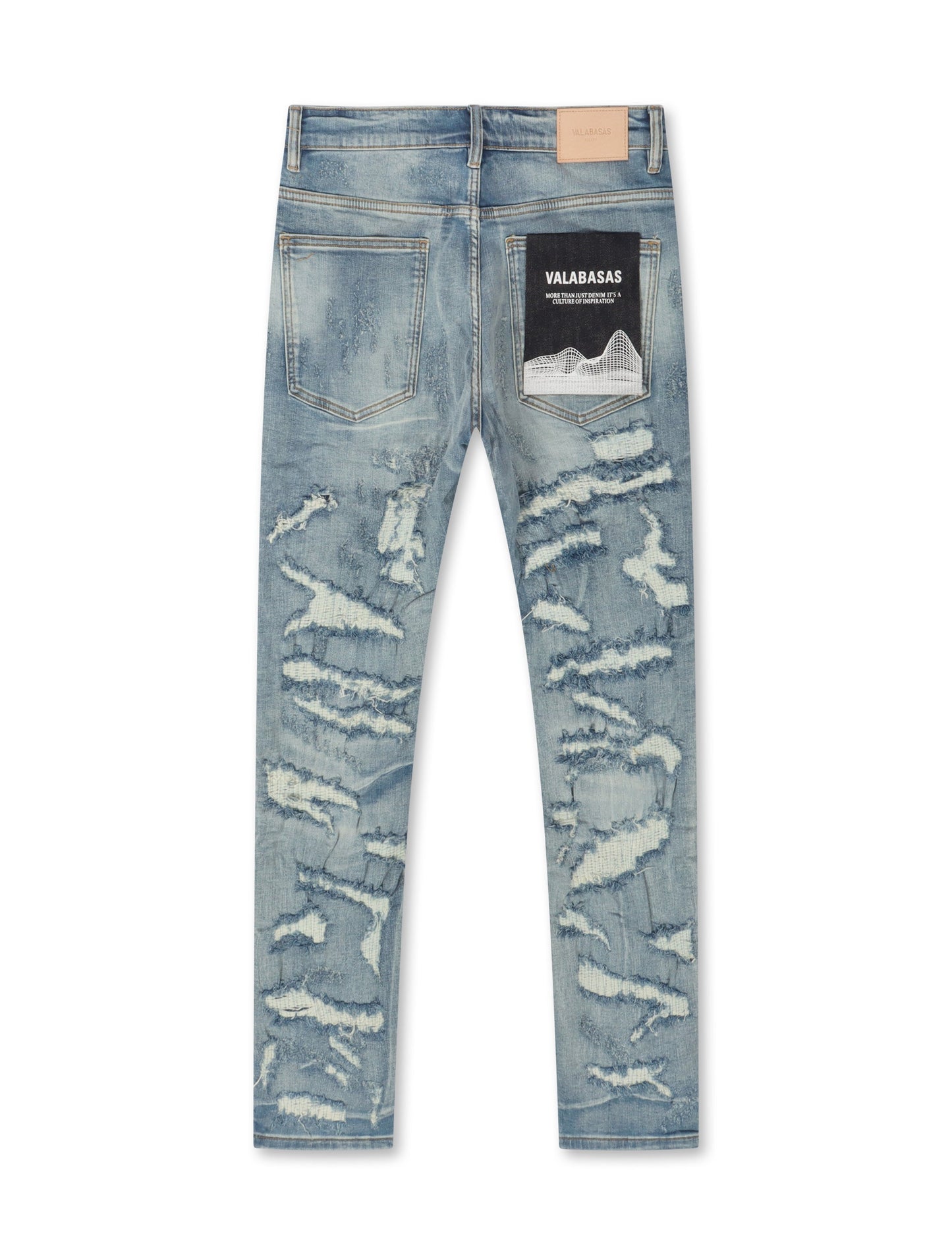 Valabasas Payload Skinny Jean - Light Blue Wash Denim Exchange