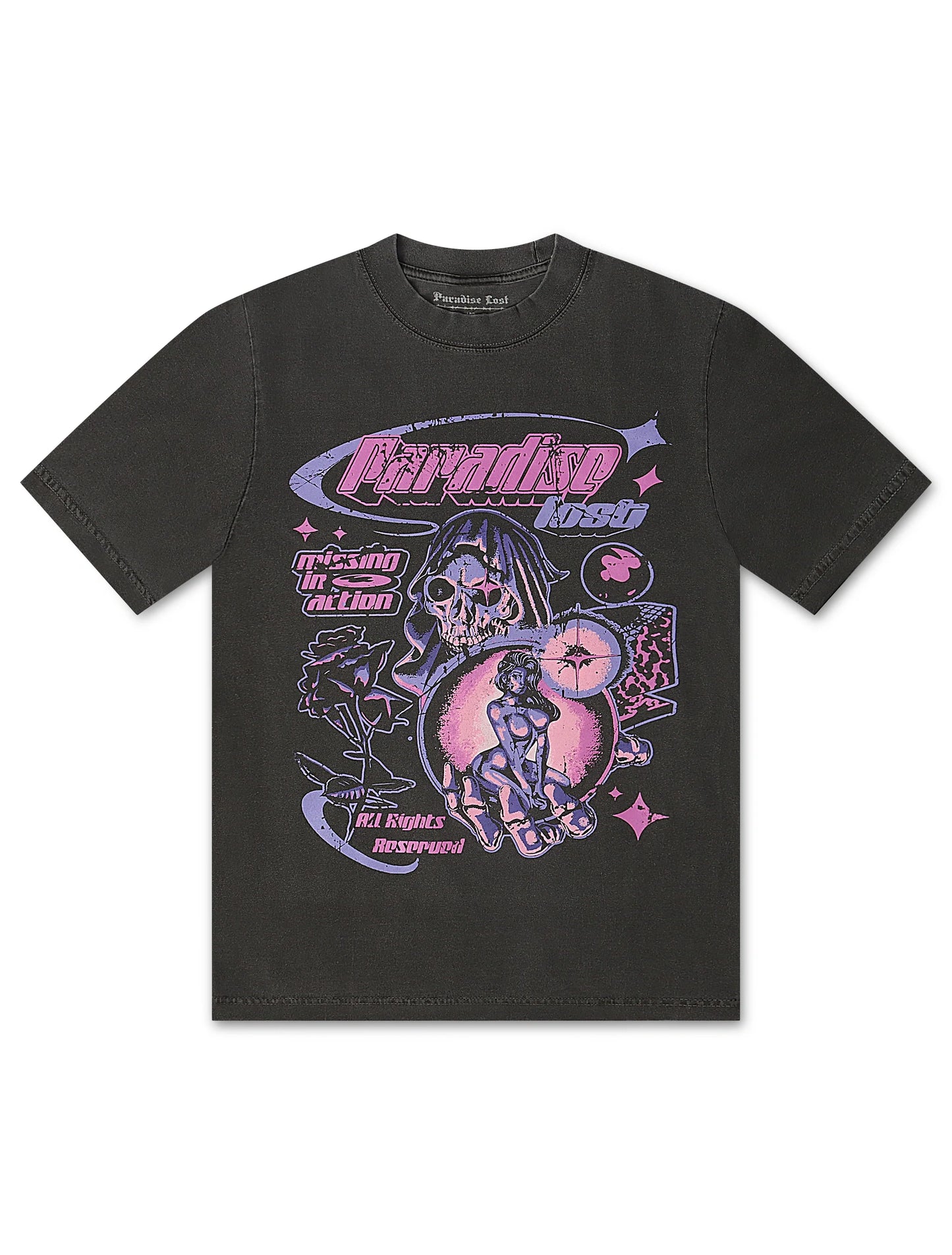 Paradise Lost MIA Tee - Vintage Grey Denim Exchange