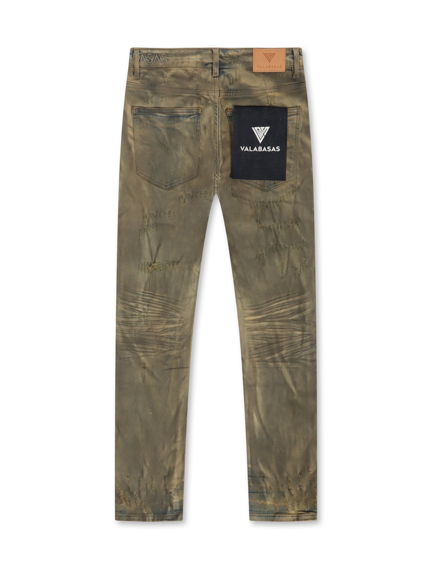 Valabasas Retro Straight Jeans - Dirty Vintage Wash Denim Exchange