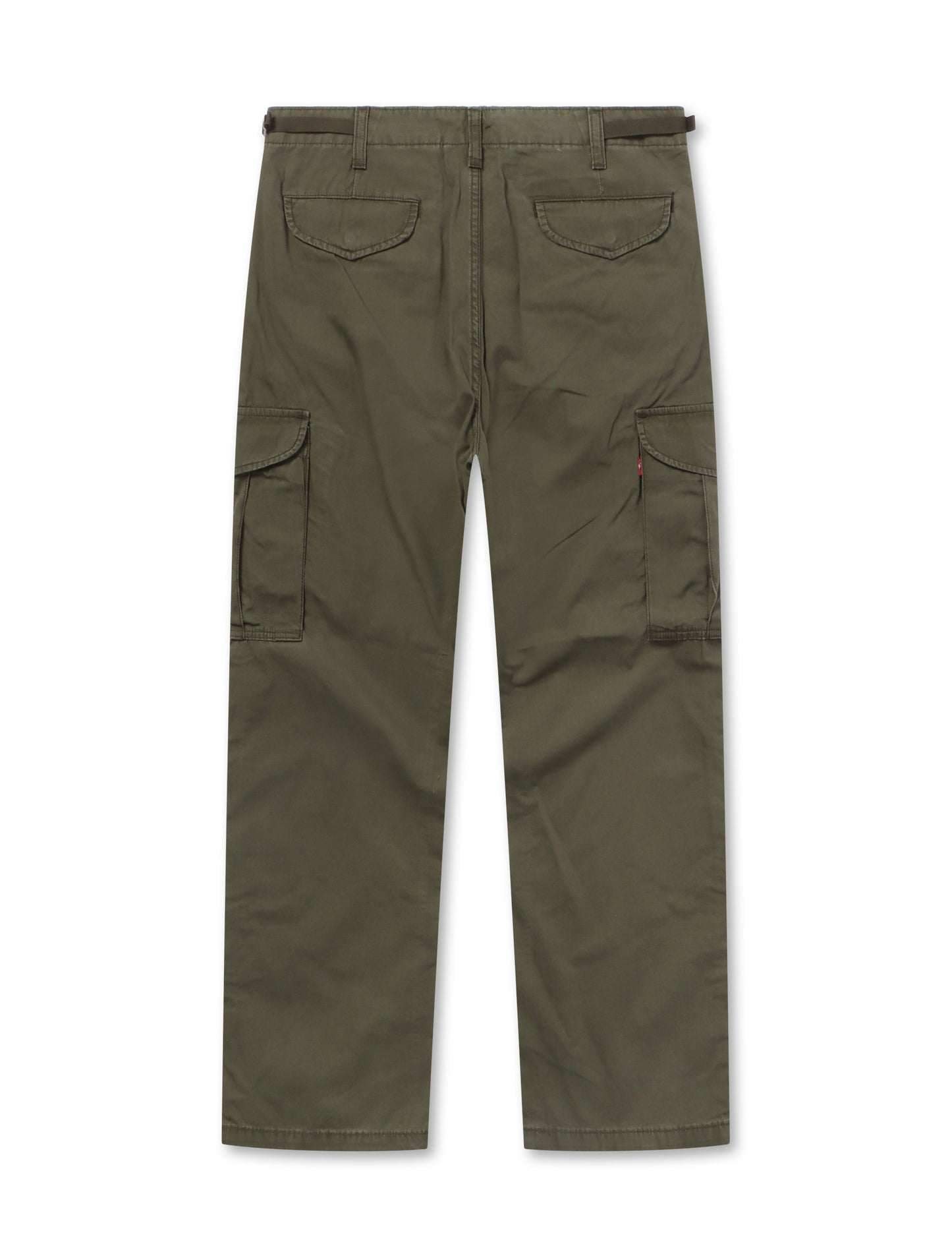 Levis XX Cargo Baggy Pants - Olive Green Denim Exchange