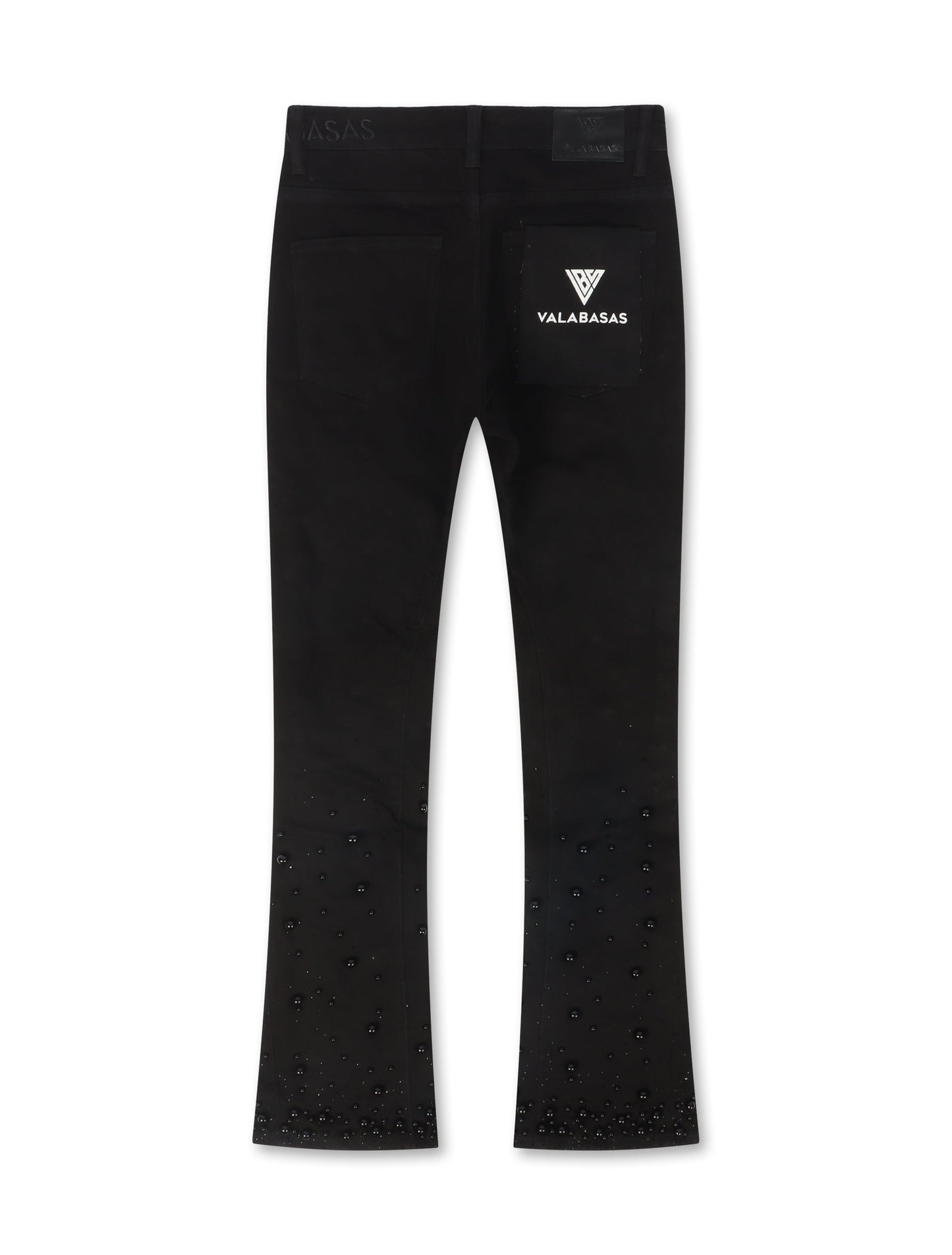 Valabasas Sheam Stacked Denim Jean - Black Denim Exchange