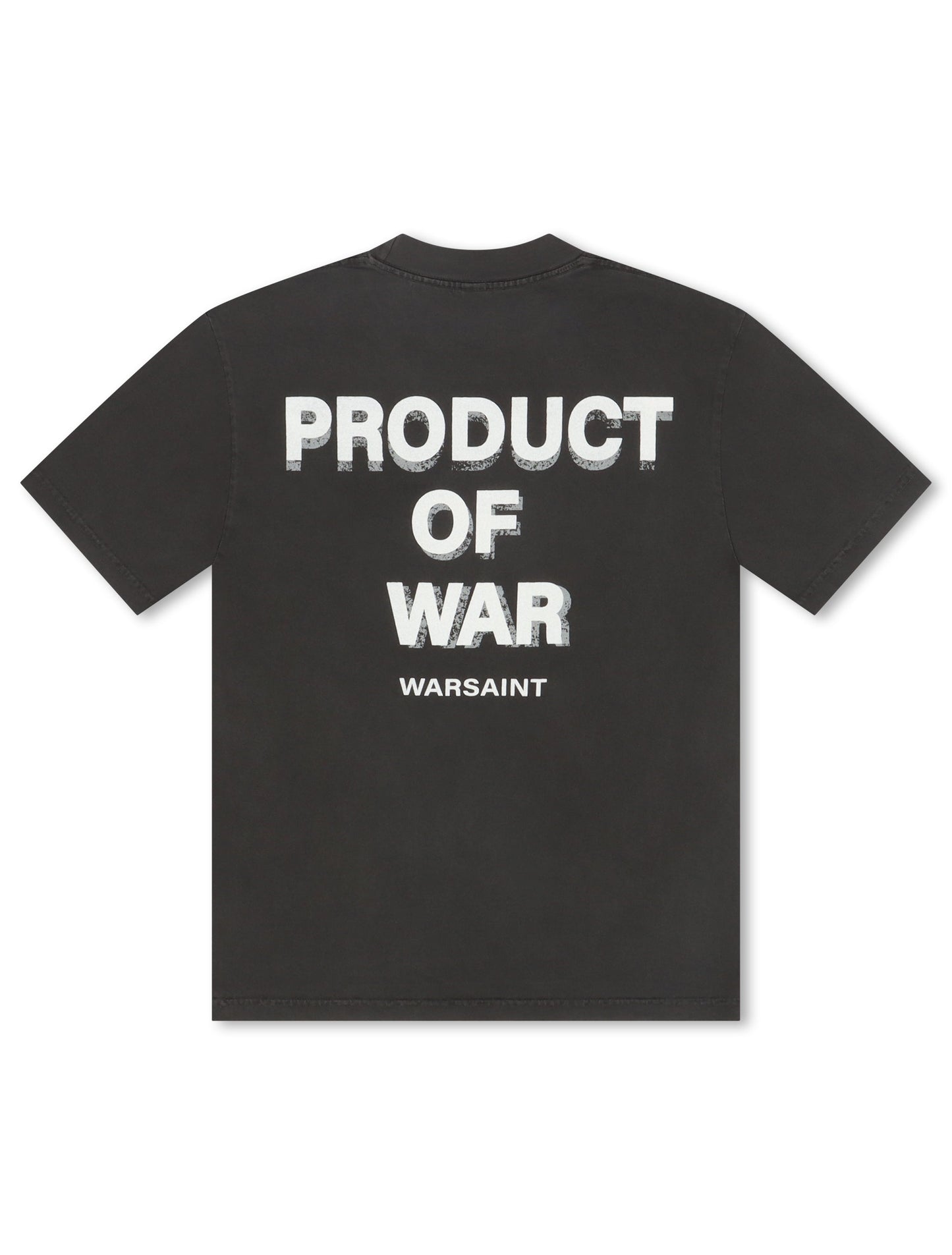 Warsaint Product of War Tee - Washed Black Denim Exchange