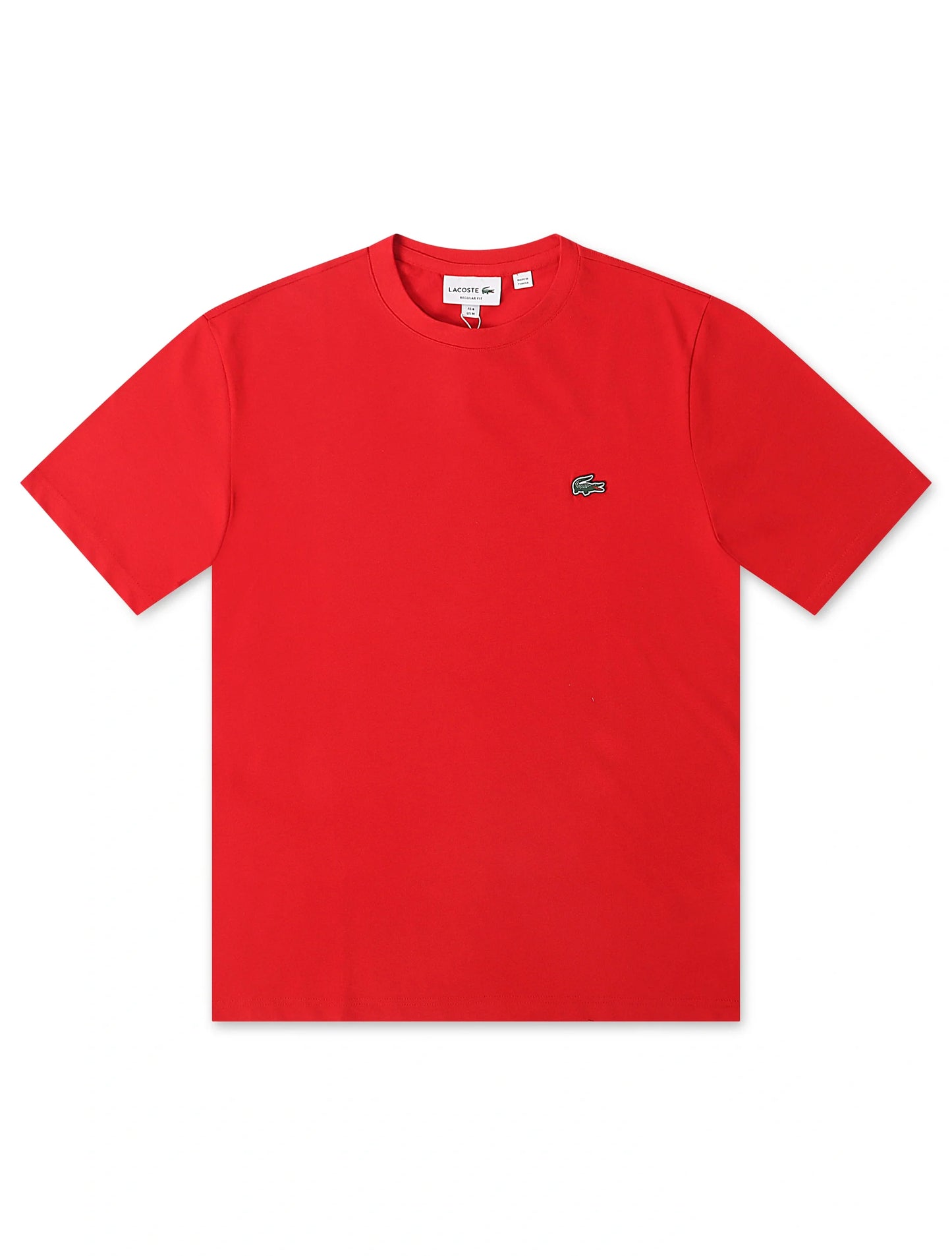Lacoste Basic Logo Tee - Red Denim Exchange