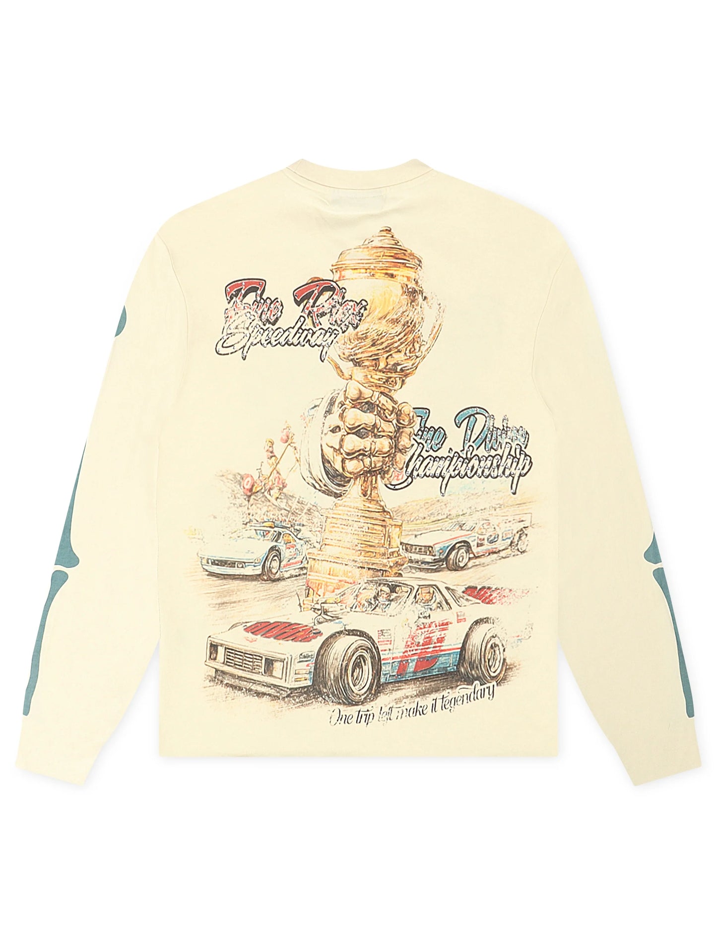 Fine Divine Racing Champ Long Sleeve - Cream Denim Exchange