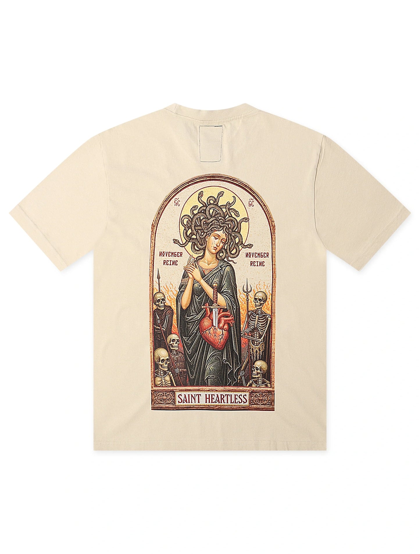 November Reign Saint Heartless Tee - Tan Denim Exchange