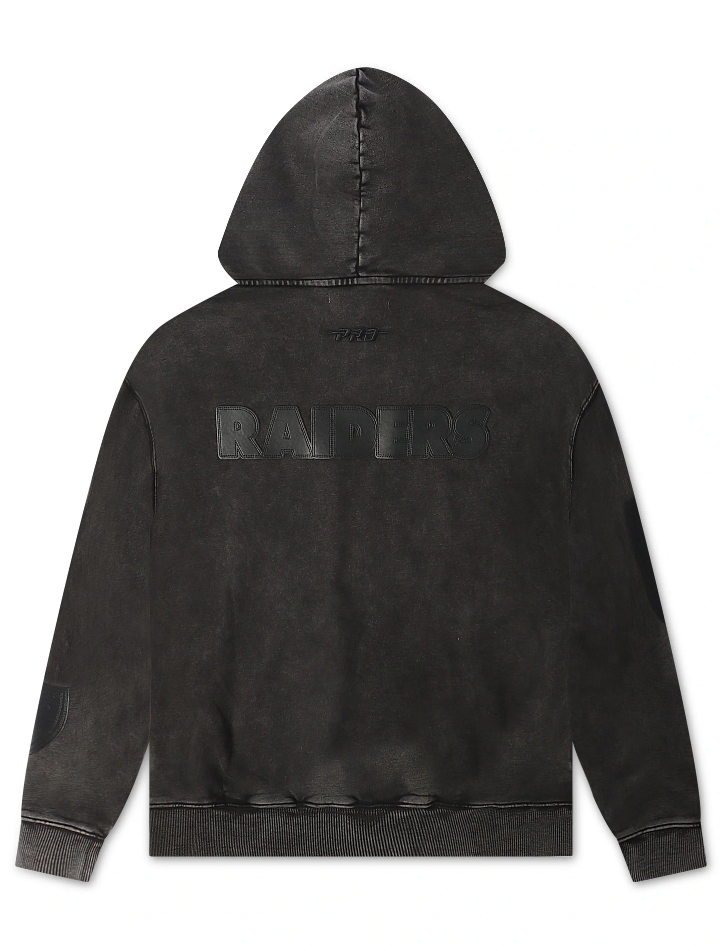 Pro Standard Raiders All Over Logo Hoodie - Washed Black Denim Exchange