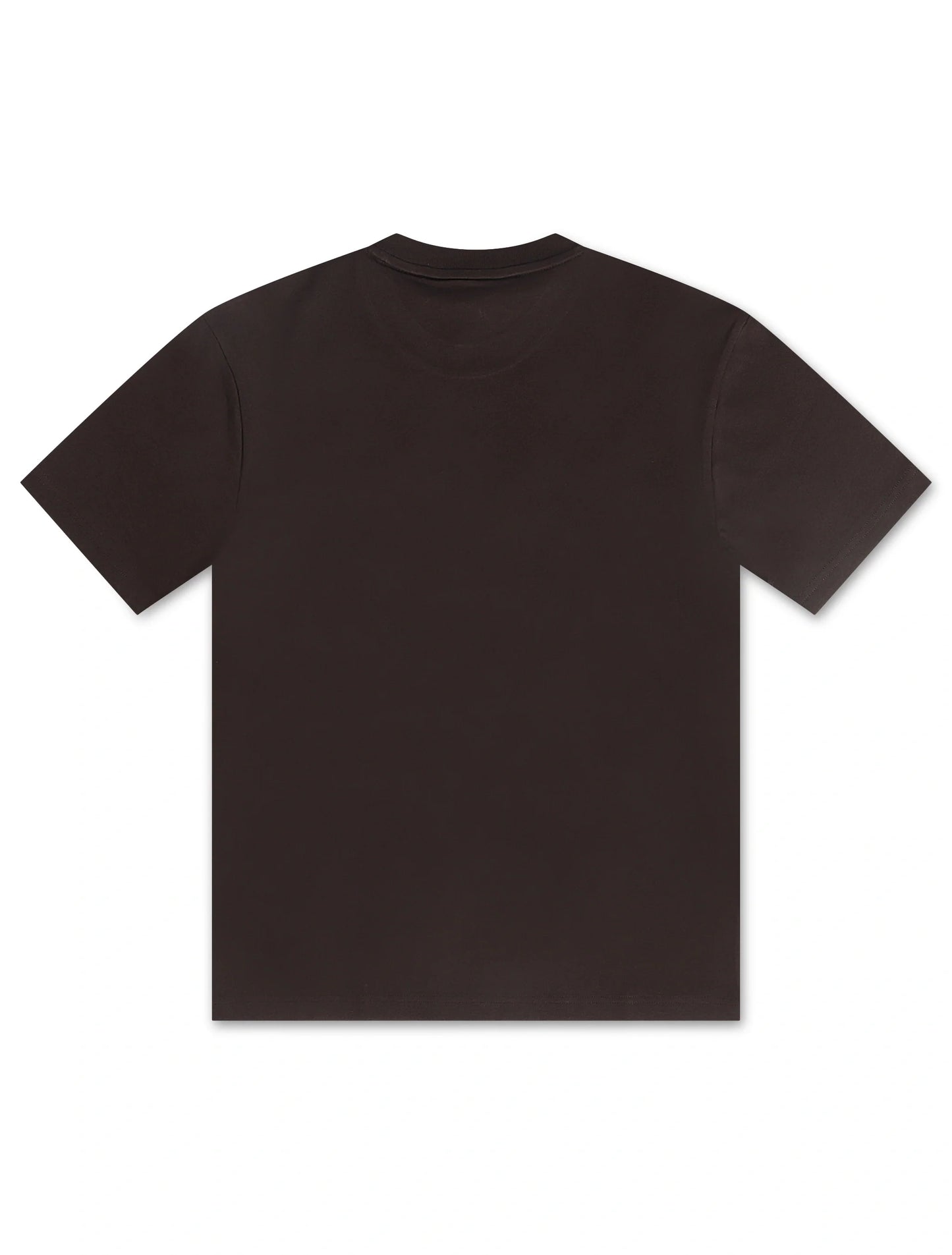 Lacoste Mens Cotton Tee - Dark Brown Denim Exchange