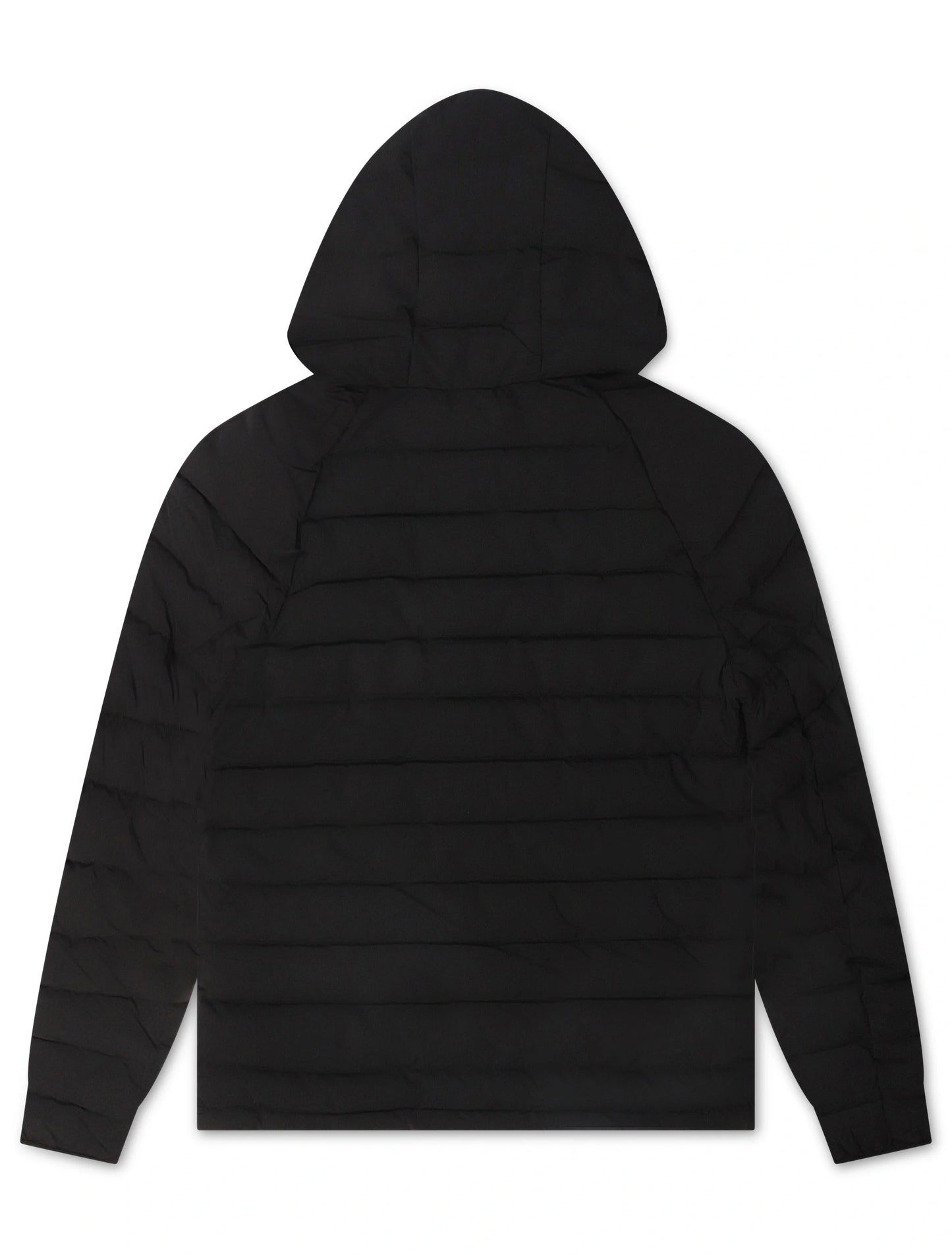 Psycho Bunny Mens Humphrey Hooded Puffer Jacket - Black Denim Exchange