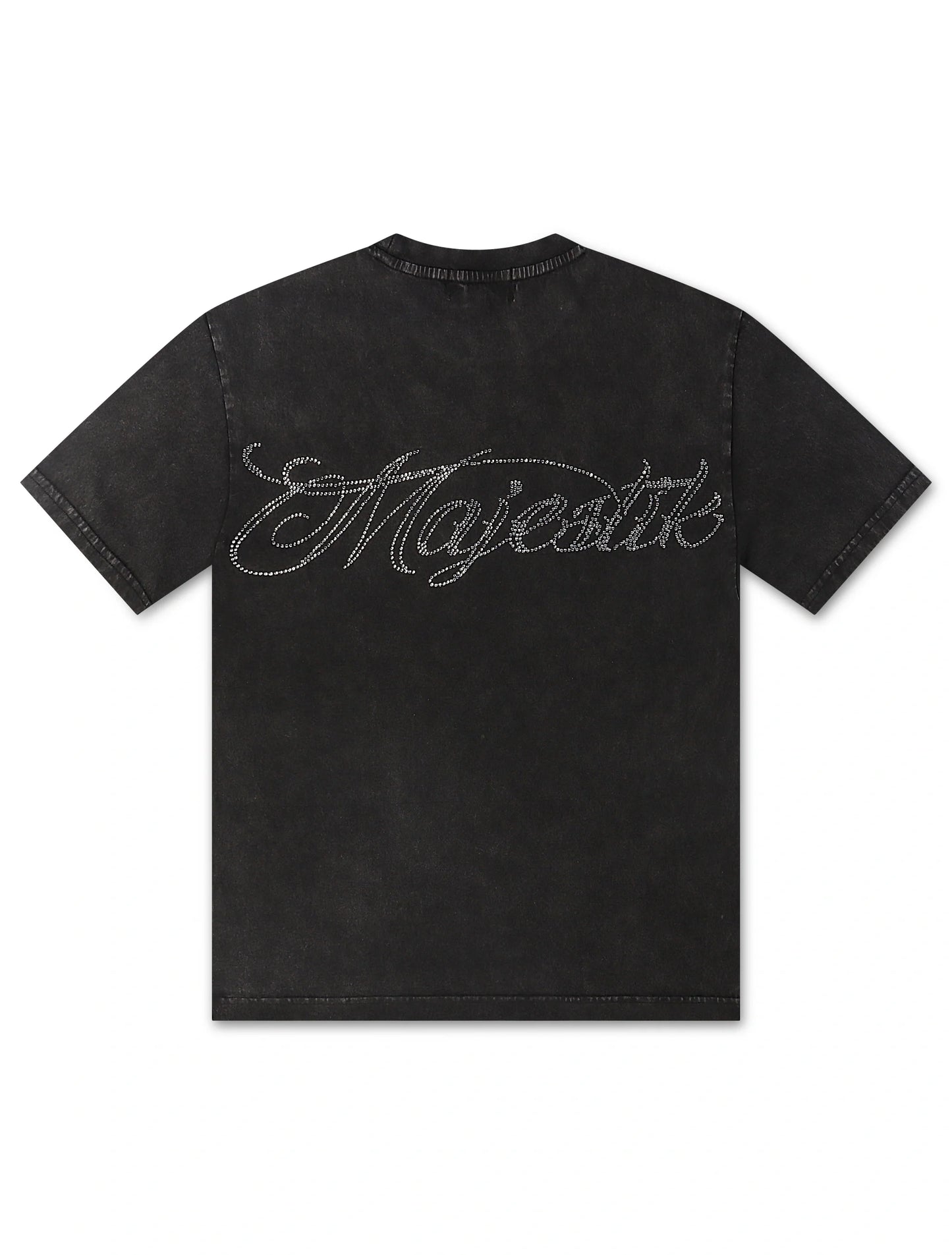 Majestik Keep it Movin Garment Dyed Tee - Black Denim Exchange