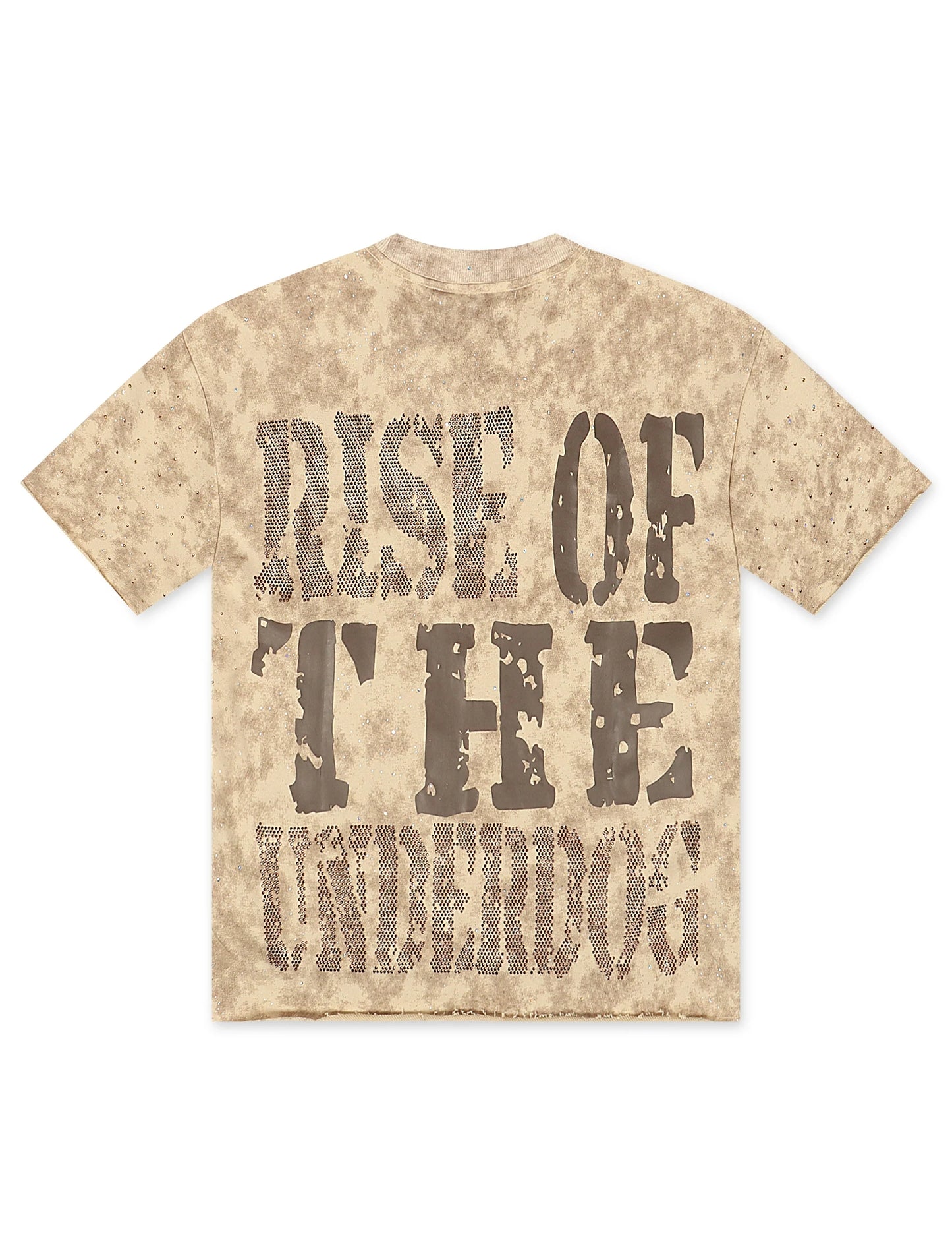 Bkys Contender Cropped Tee - Beige Denim Exchange