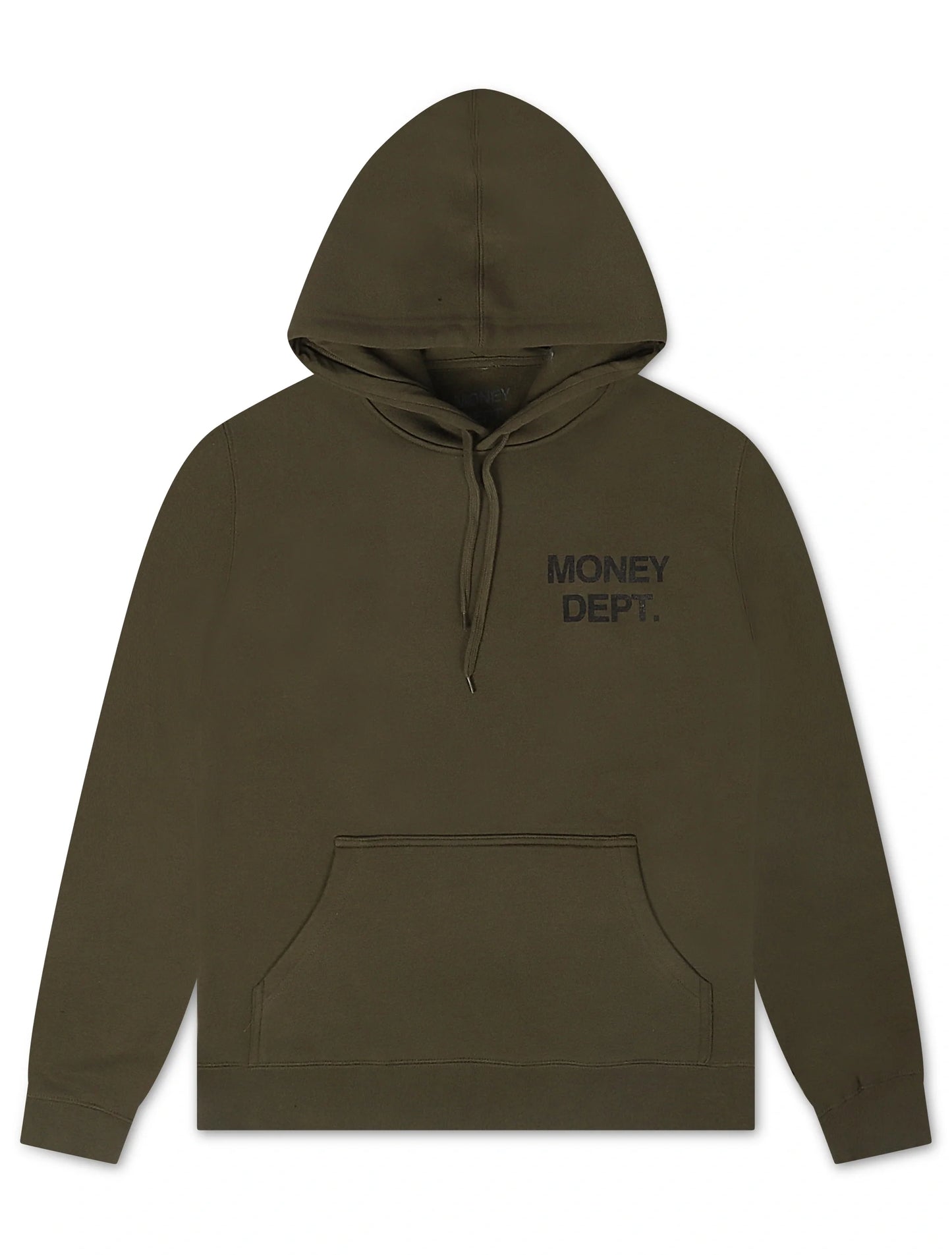 Money Dept. Print Hoodie - Olive/Black Denim Exchange