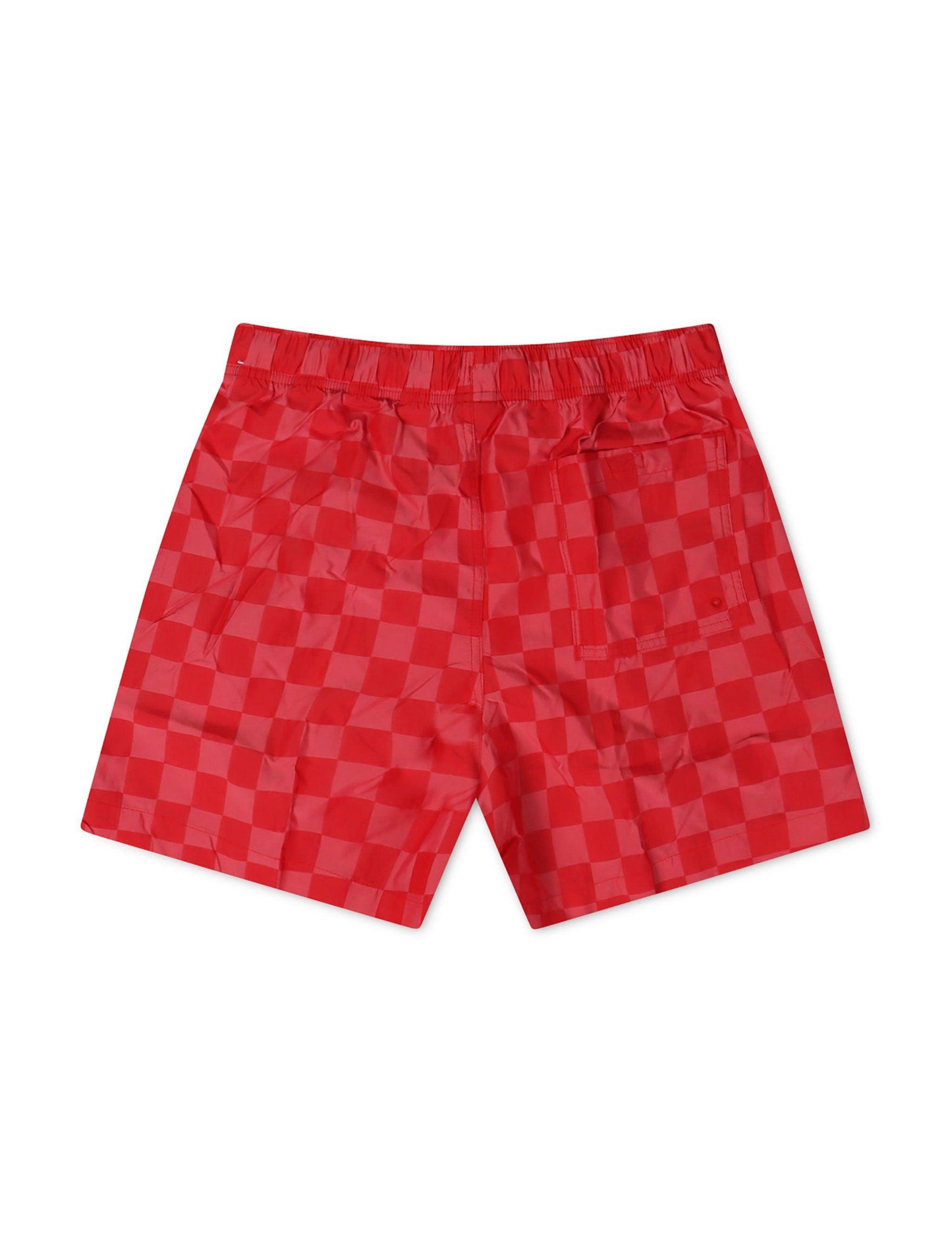 Nike Mens Club Shorts - Checkered Red Denim Exchange