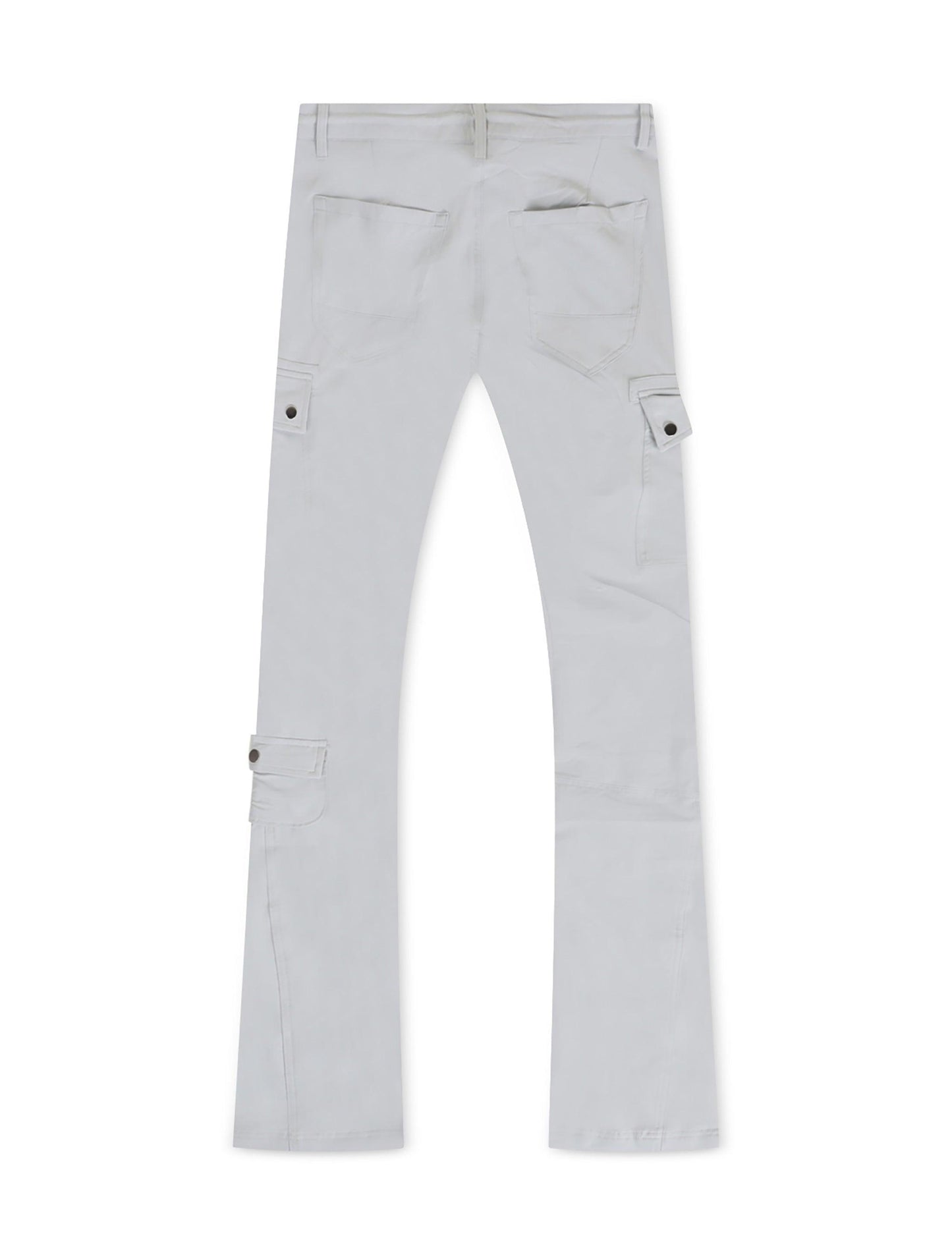 Jordan Craig Stacked Rodeo Polyester Cargo Pants - Grey Denim Exchange