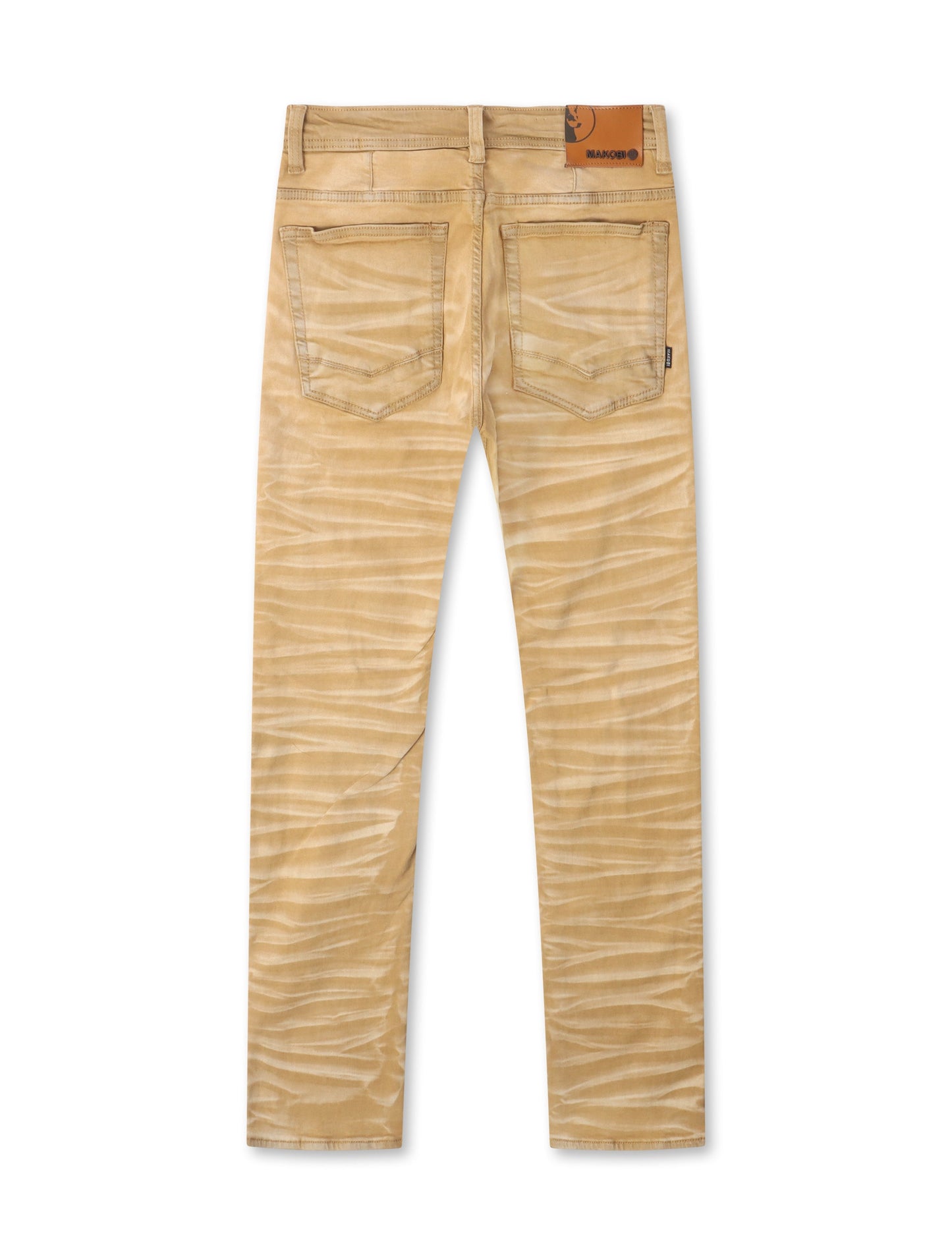 Makobi Straight Leg Jeans - Mocha Wash Denim Exchange