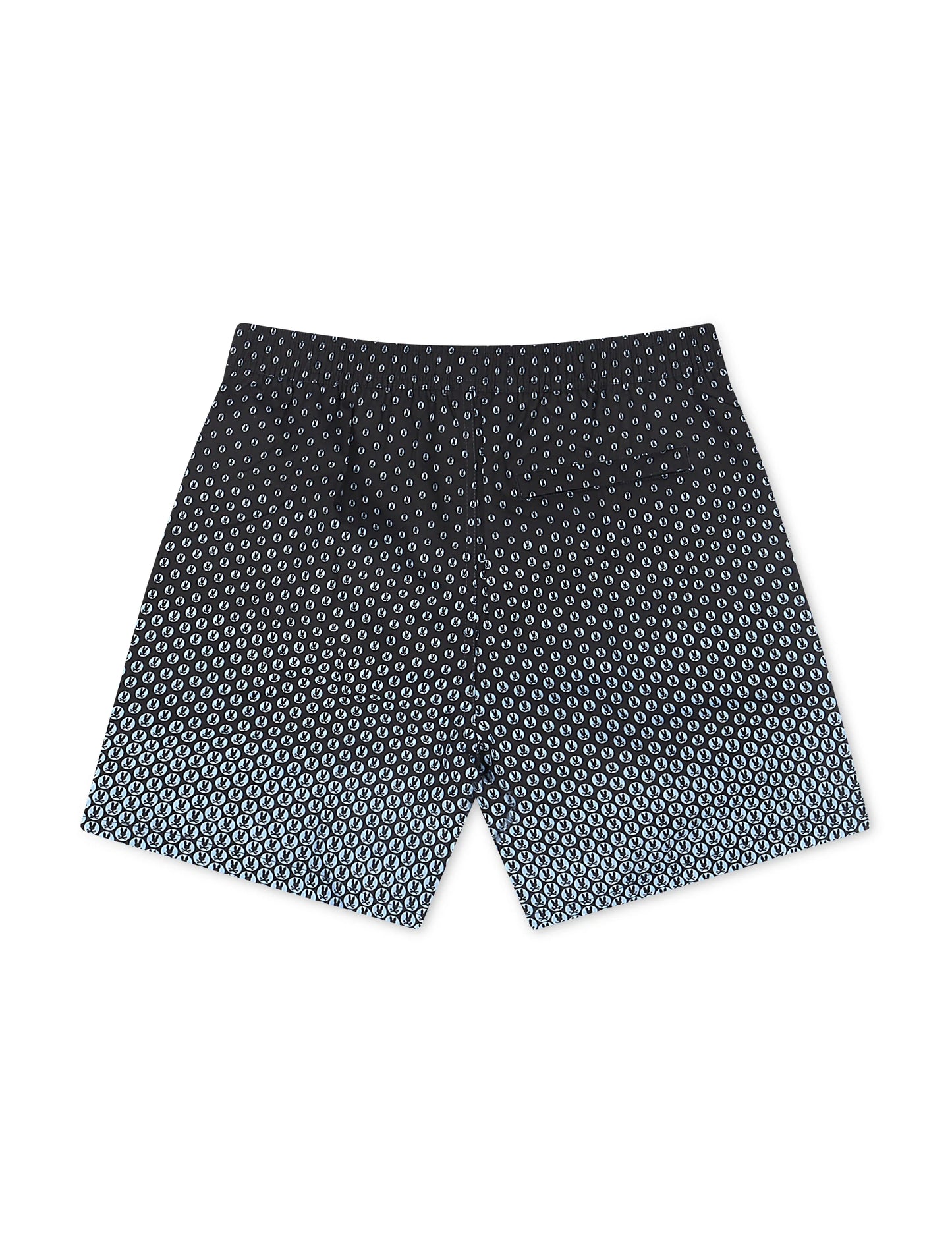 Psycho Bunny Bendigo All Over Print Swim Shorts - Evening Blue Denim Exchange