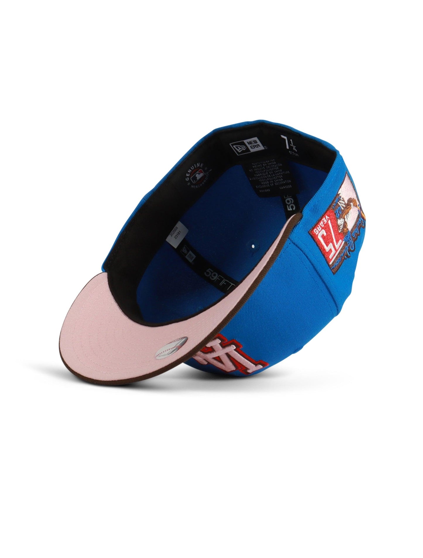New Era 5950 Dodgers 75 Years Hat Denim Exchange