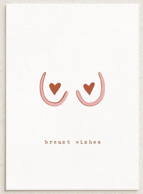 Breast Wishes - Greeting Card Boob-eez