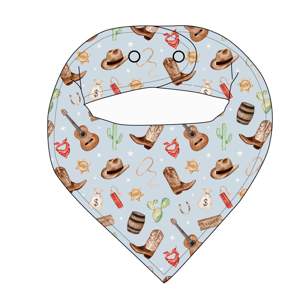 Cowboy - Bib Blush Lotus