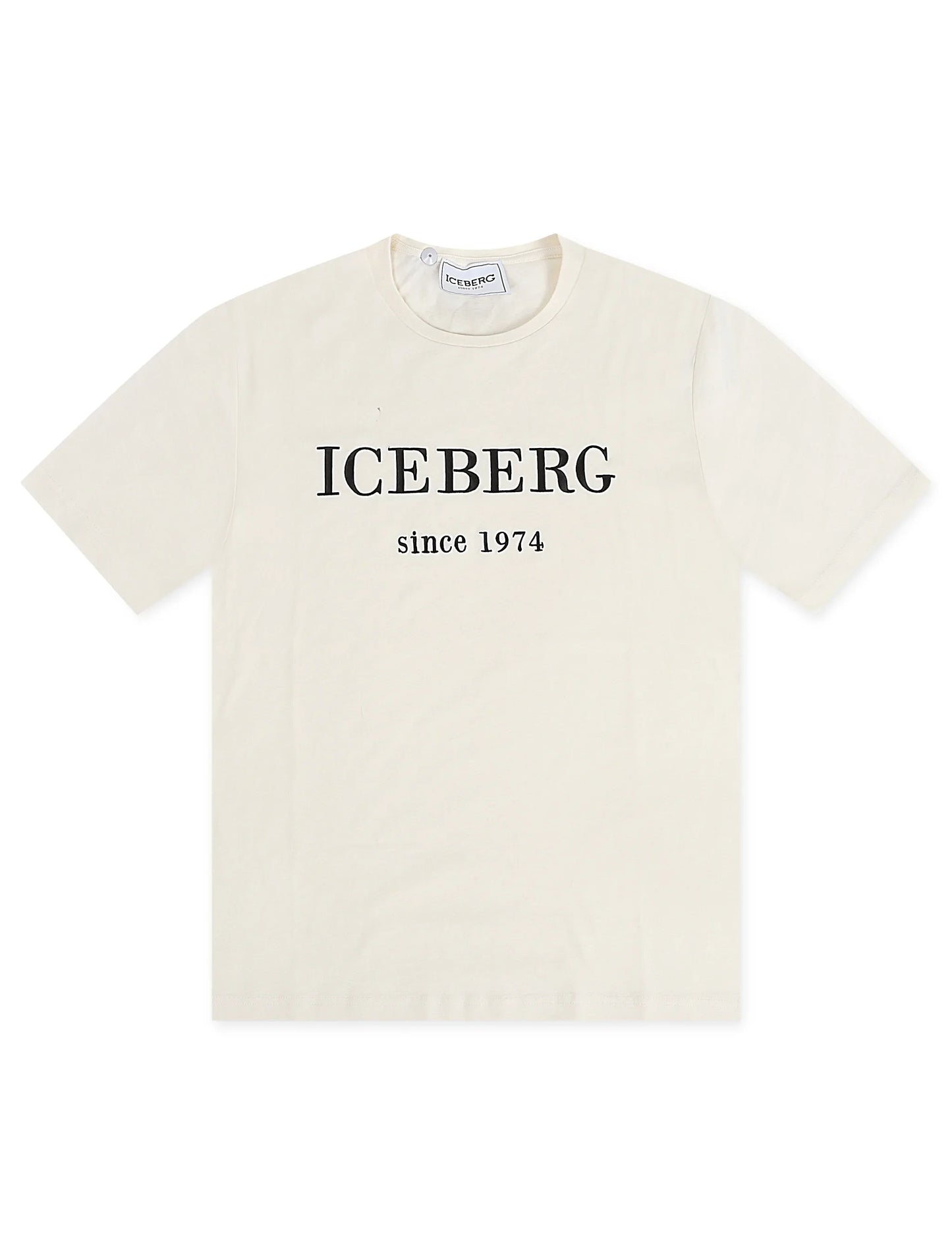 Iceberg Since 1974 Tee - Cream Denim Exchange