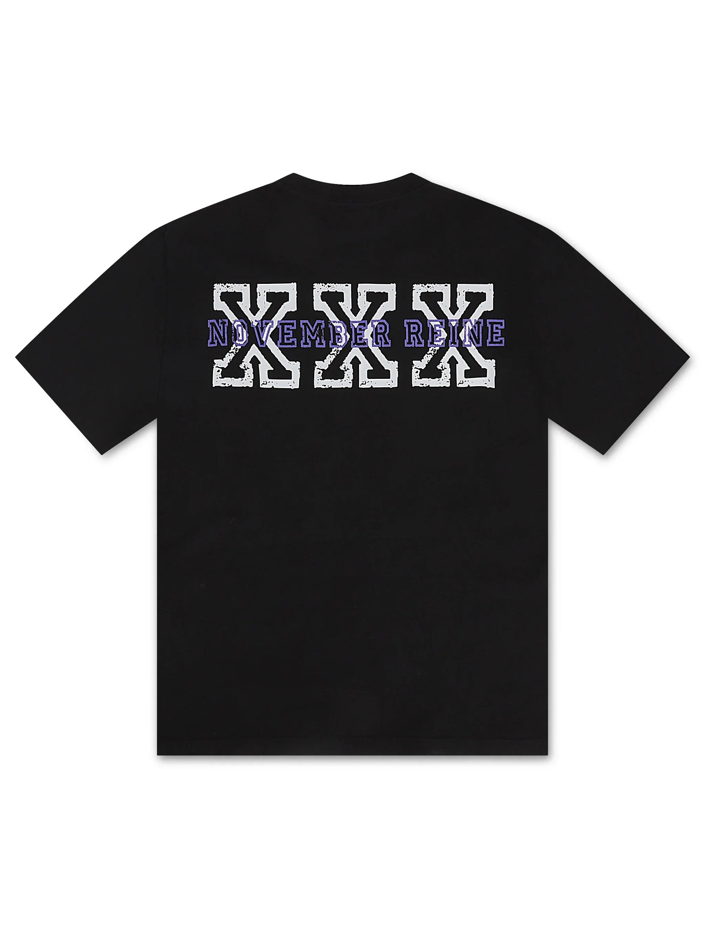 November Reine Sex Tape Heavyweight Tee - Black/Purple Denim Exchange
