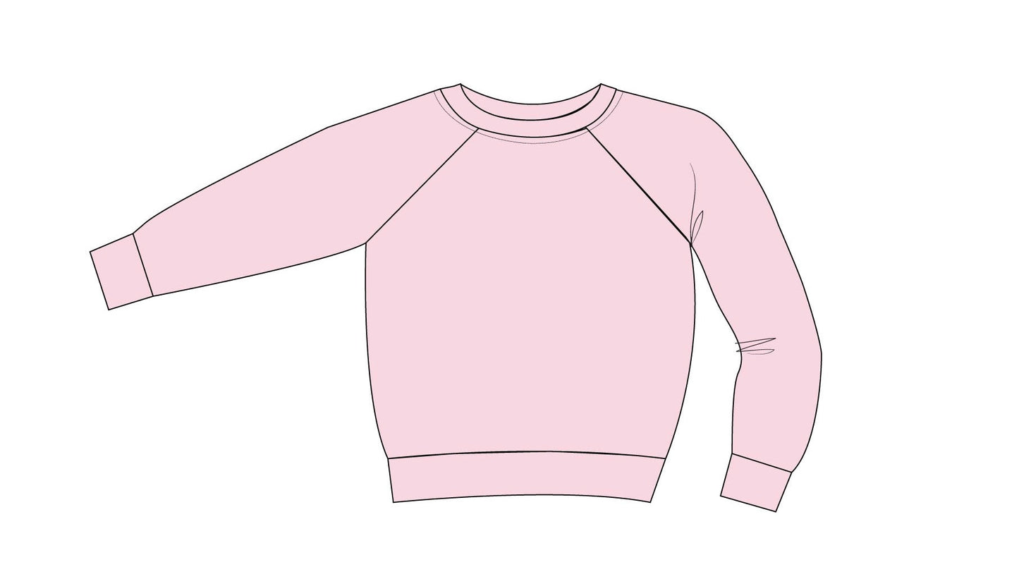 Ballet Blush - Cloud Terry Sweatshirt Blush Lotus