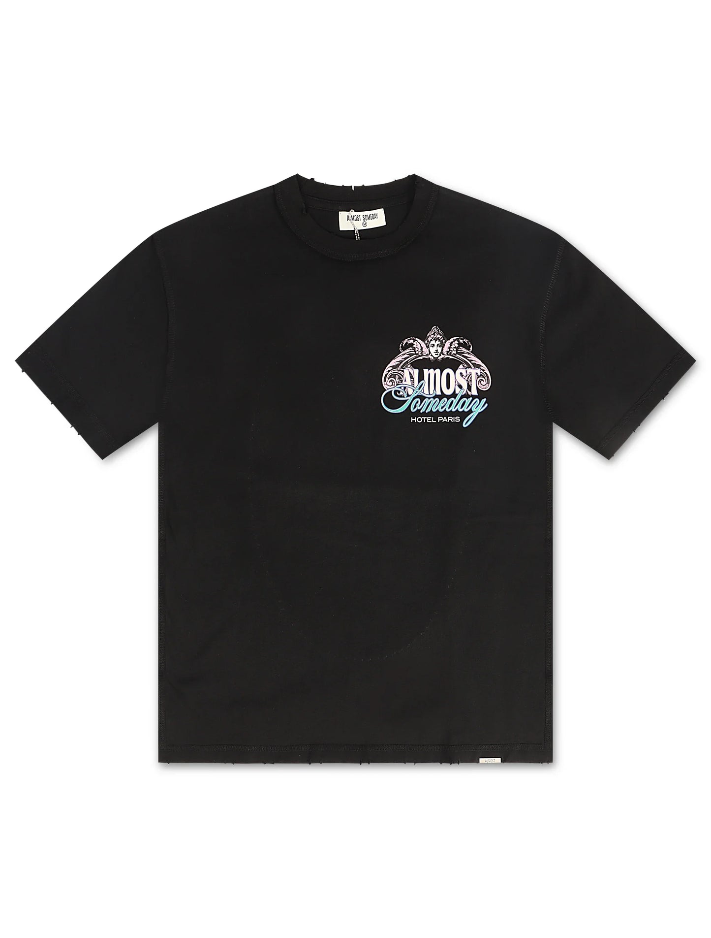 Almost Someday Prague Tee - Black Denim Exchange