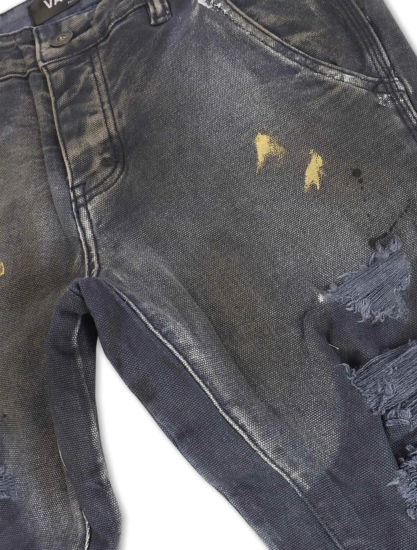 Valabasas Stellar Night Stacked Jeans - Dark Blue Denim Exchange