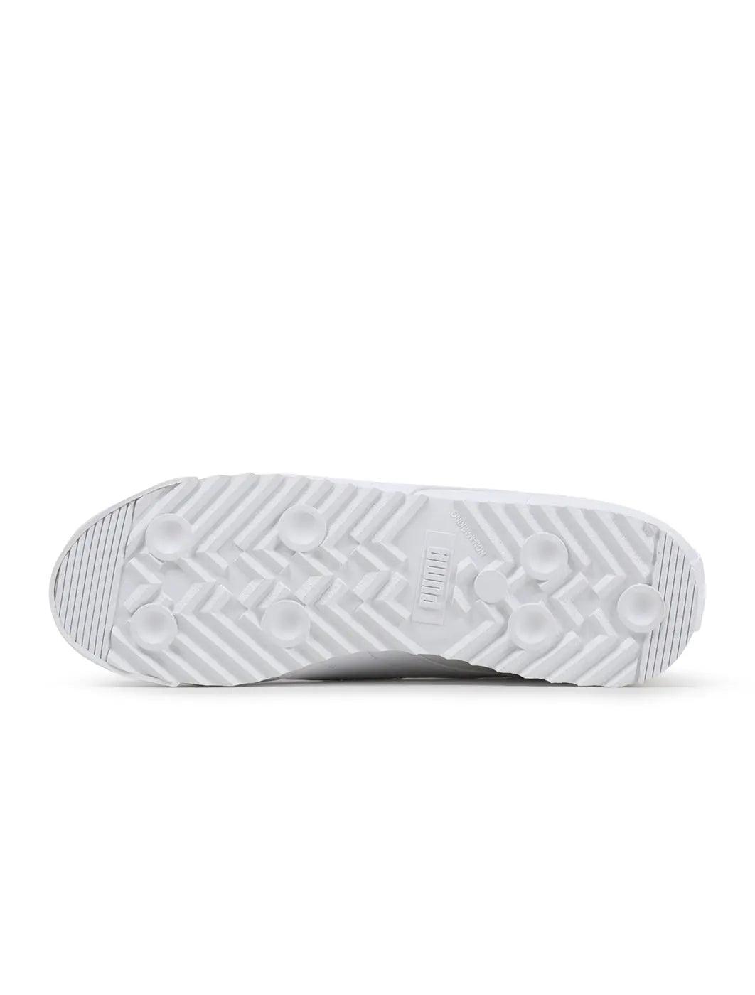 Puma Mens Roma Basic - White/ Light Grey Denim Exchange