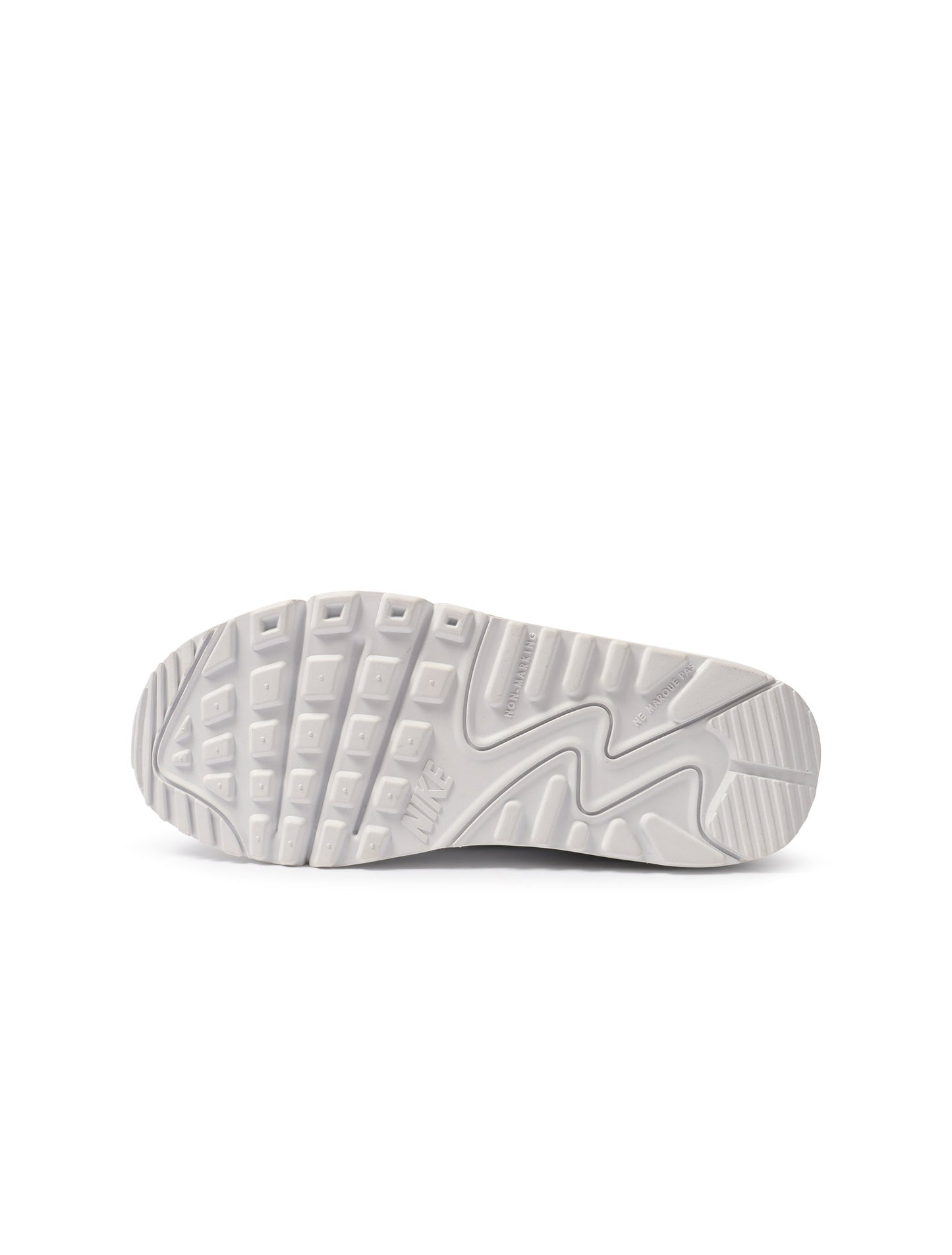 Nike Big Kids Airmax 90 LTR - White/White Denim Exchange