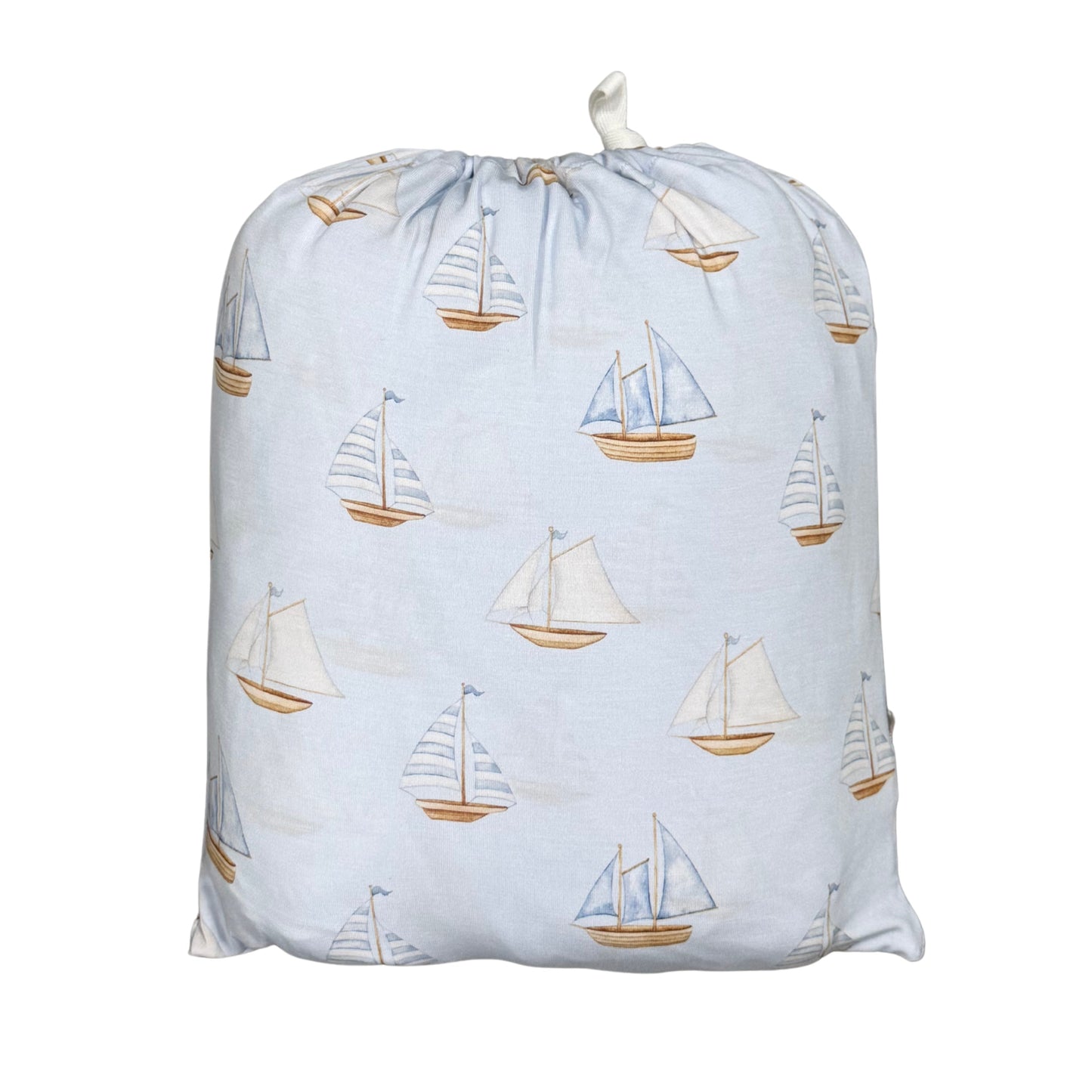 Sailboats - Twin Sheet Set Blush Lotus