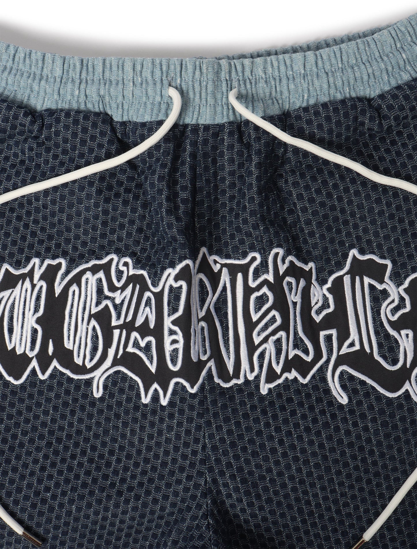 Sugarhill Summerland Jacquard Shorts - Light Blue Denim Exchange