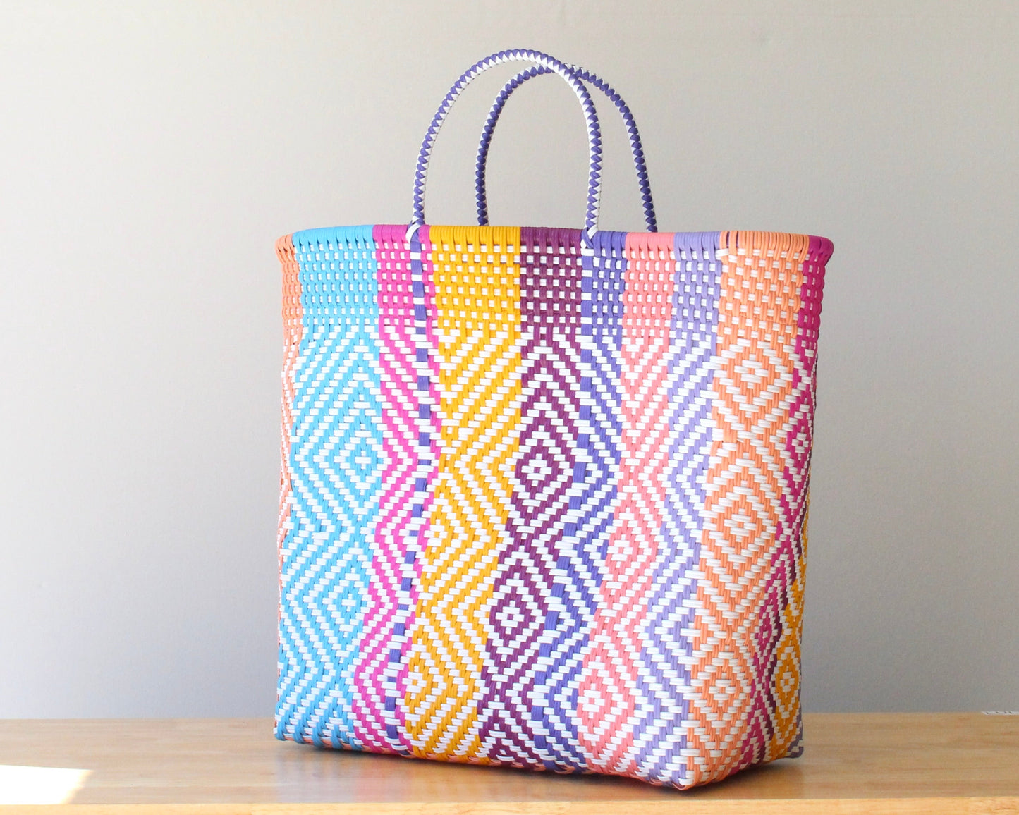 Multicolor Diamond Extra Large Tote MexiMexi