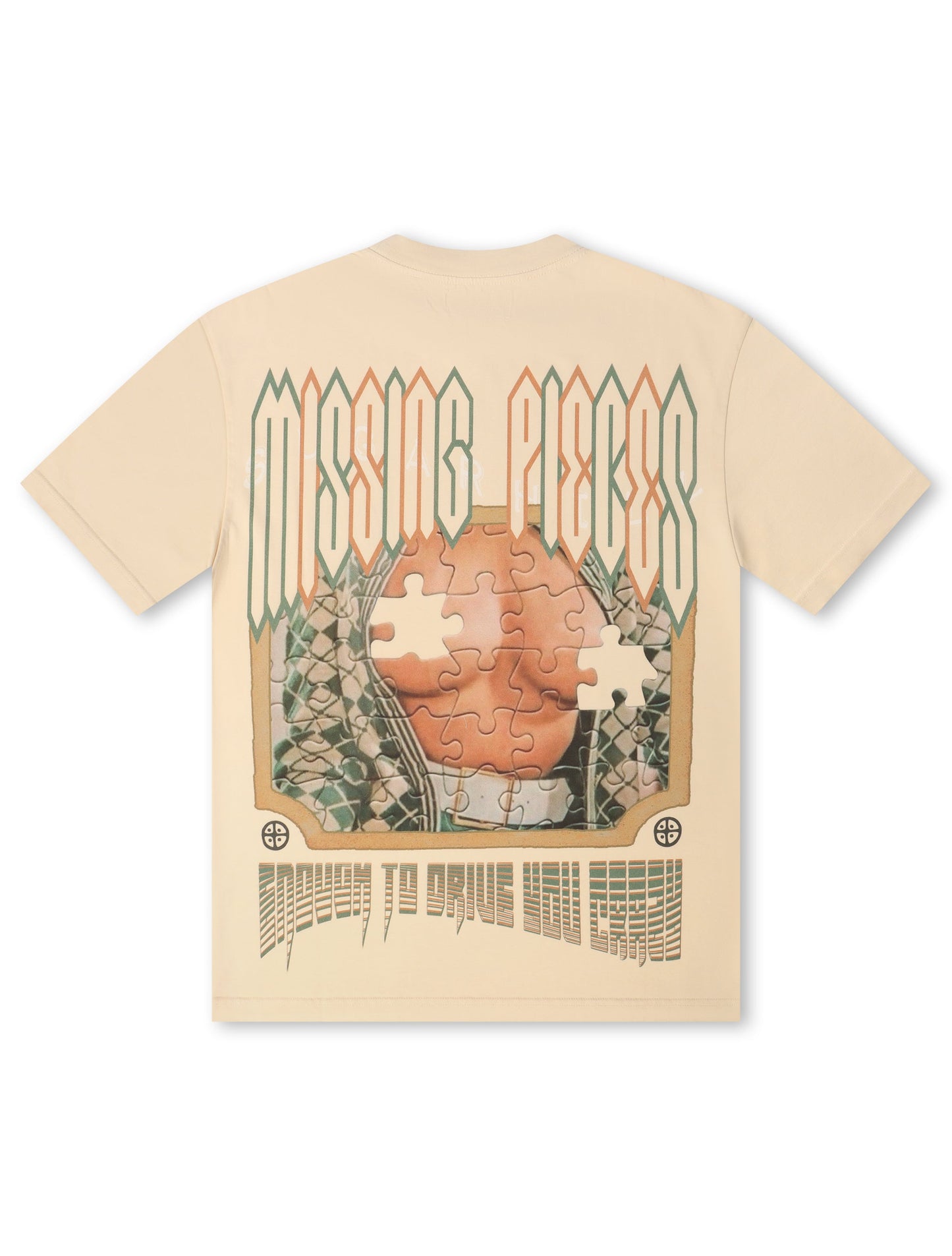 Sugarhill Jigsaw Tee - Cream Denim Exchange