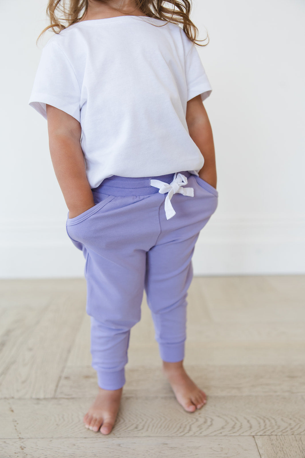 Wisteria Dream - Cloud Terry Jogger Blush Lotus
