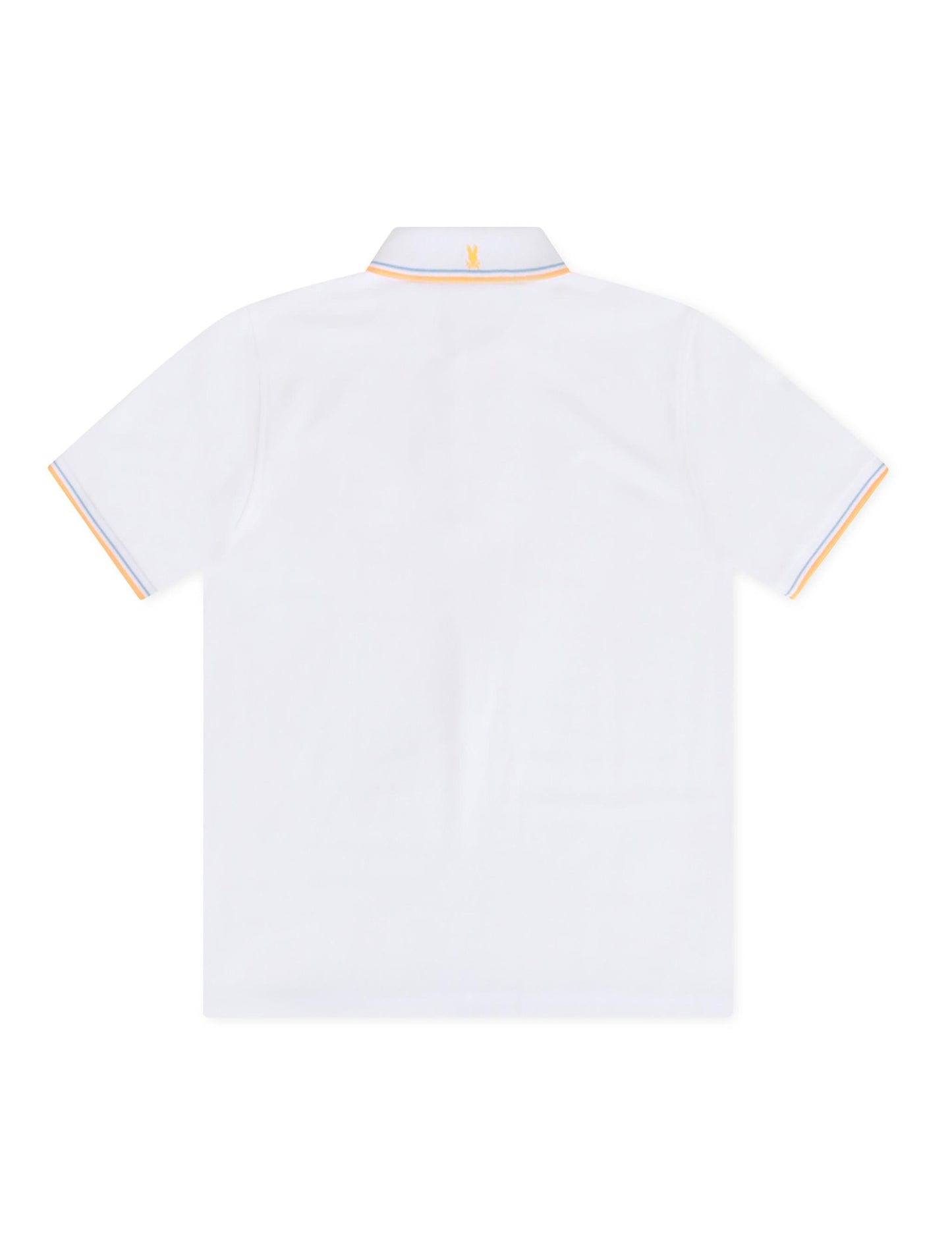 Psycho Bunny Wasterlo Pique Polo - White Denim Exchange