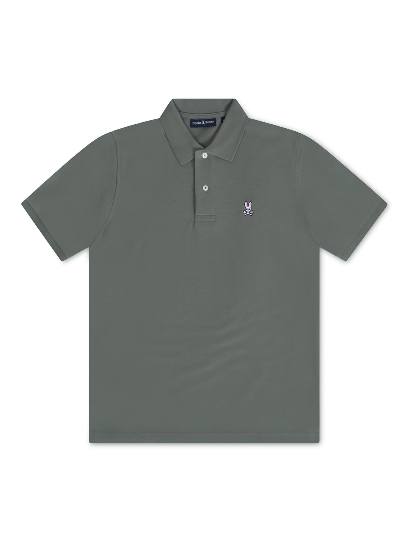 Psycho Bunny Classic Pique Polo - Agave Green Denim Exchange