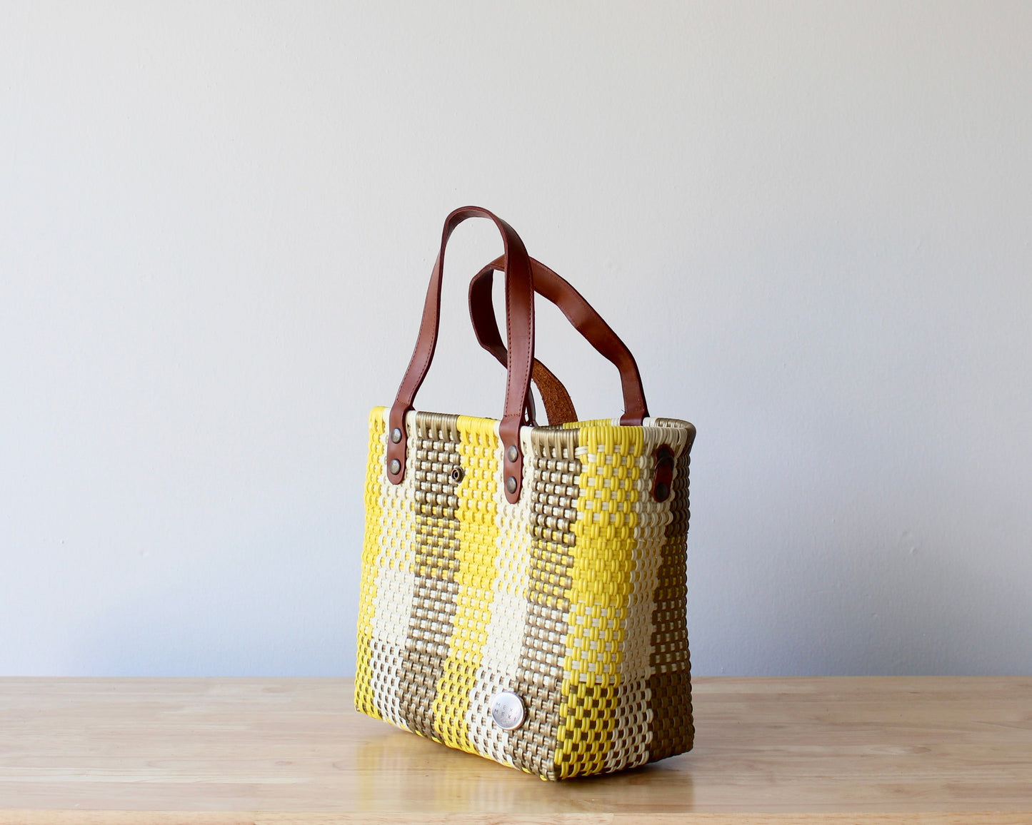 Everyday Playa Woven Purse – Plaid Sunny Gold MexiMexi