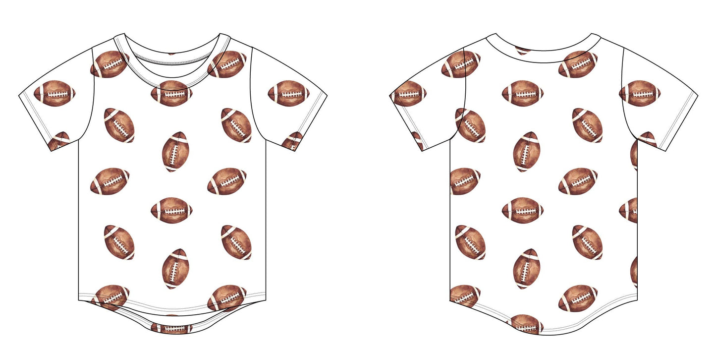 Football (ribbed) - Everyday Tee Blush Lotus