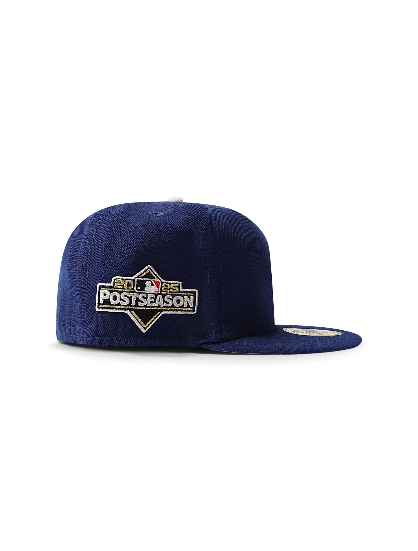 New Era 5950 LA Dodgers Post Season 2025 Fitted Hat - Blue Denim Exchange