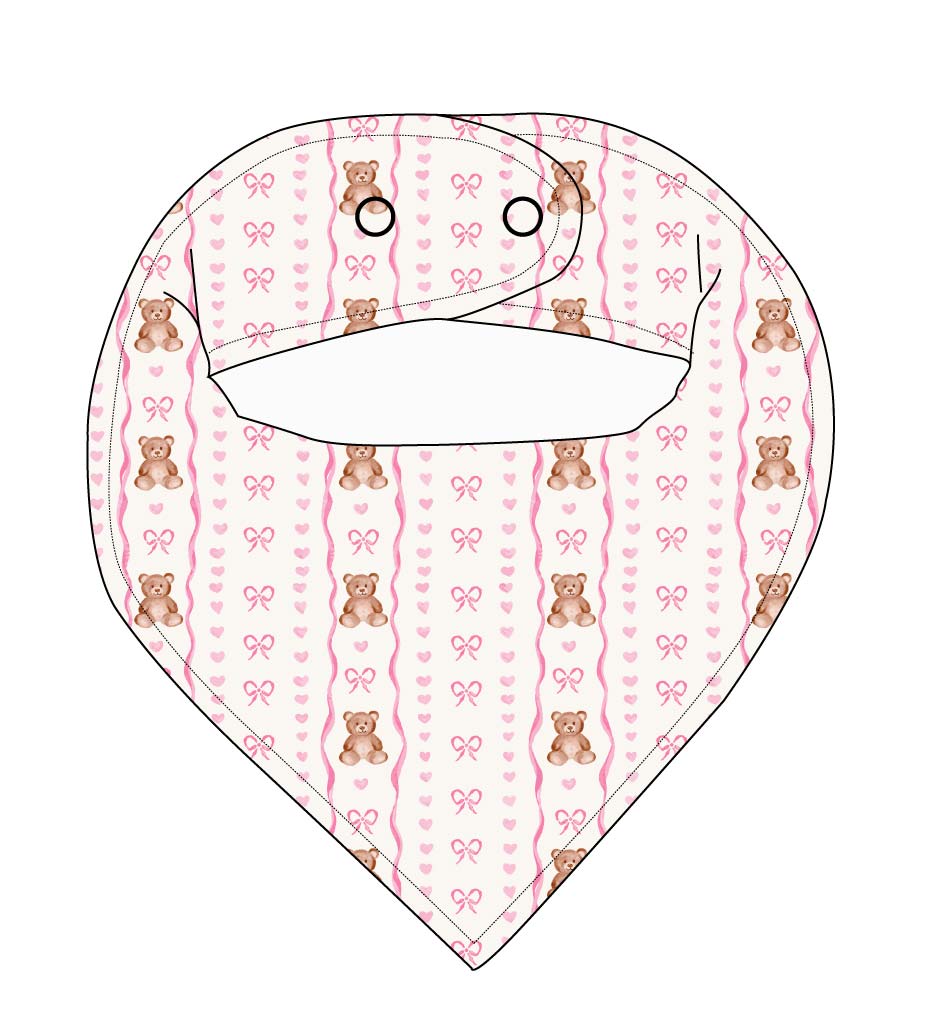 Cherie - Bandana Bib Blush Lotus